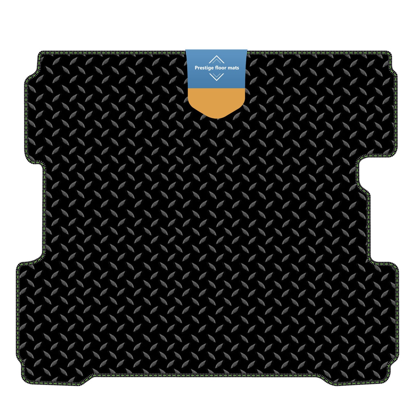 Fits Vauxhall Astra K Lower Boot 2015 On Black 3mm Rubber Coloured Stitch Edge