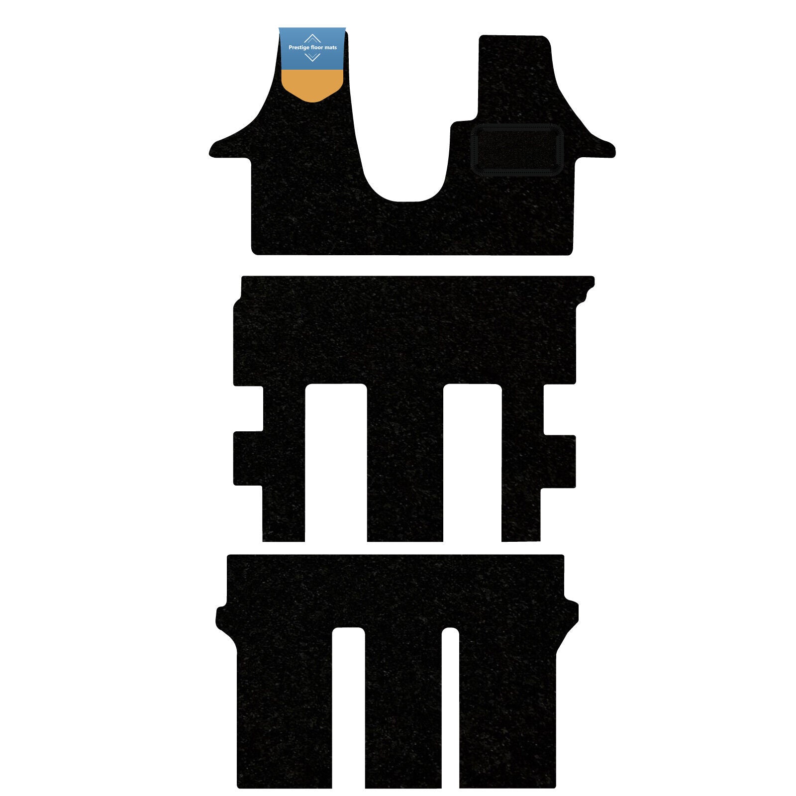 Fits VW Transporter Minibus 2015-2019 Tailored Floor Mat in Carpet or Rubber