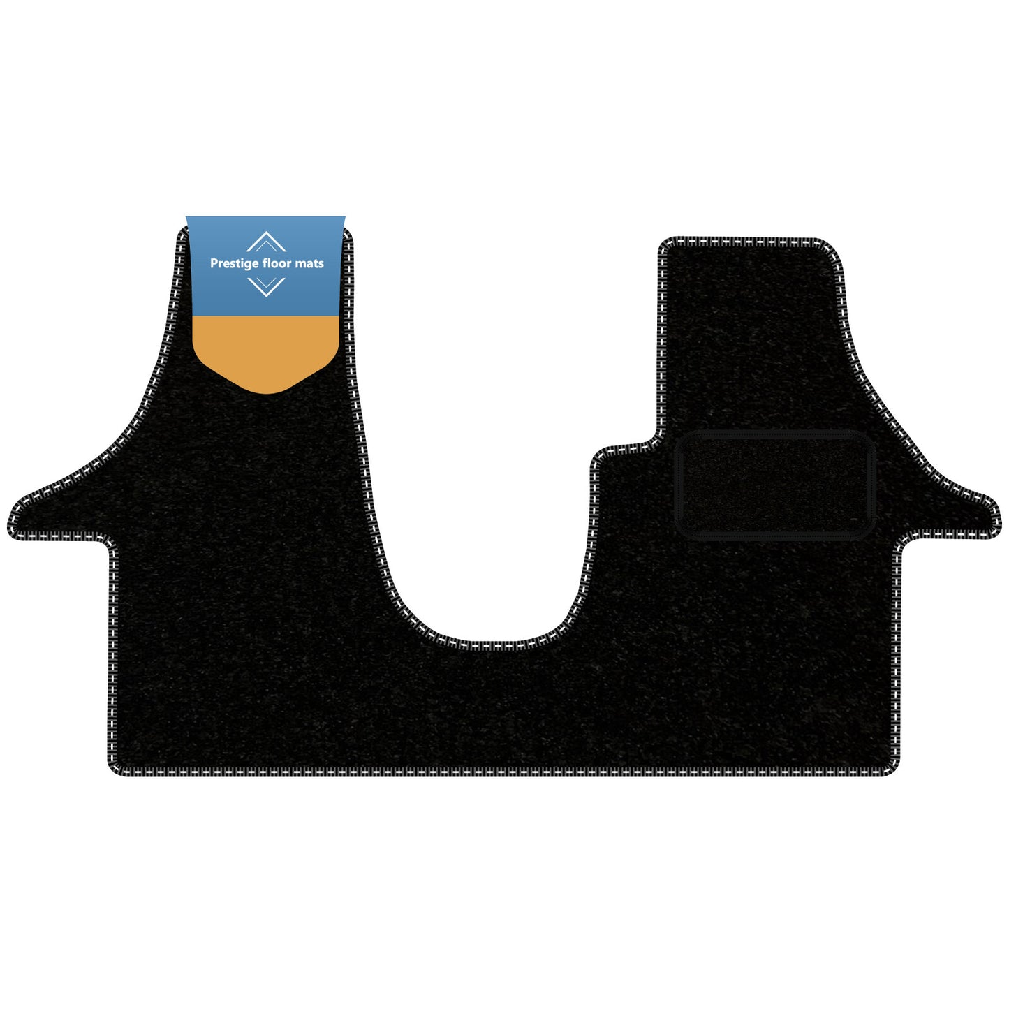Fits Volkswagen T6 2015-2020 Facelift Black Carpet with Coloured Stitch Edge