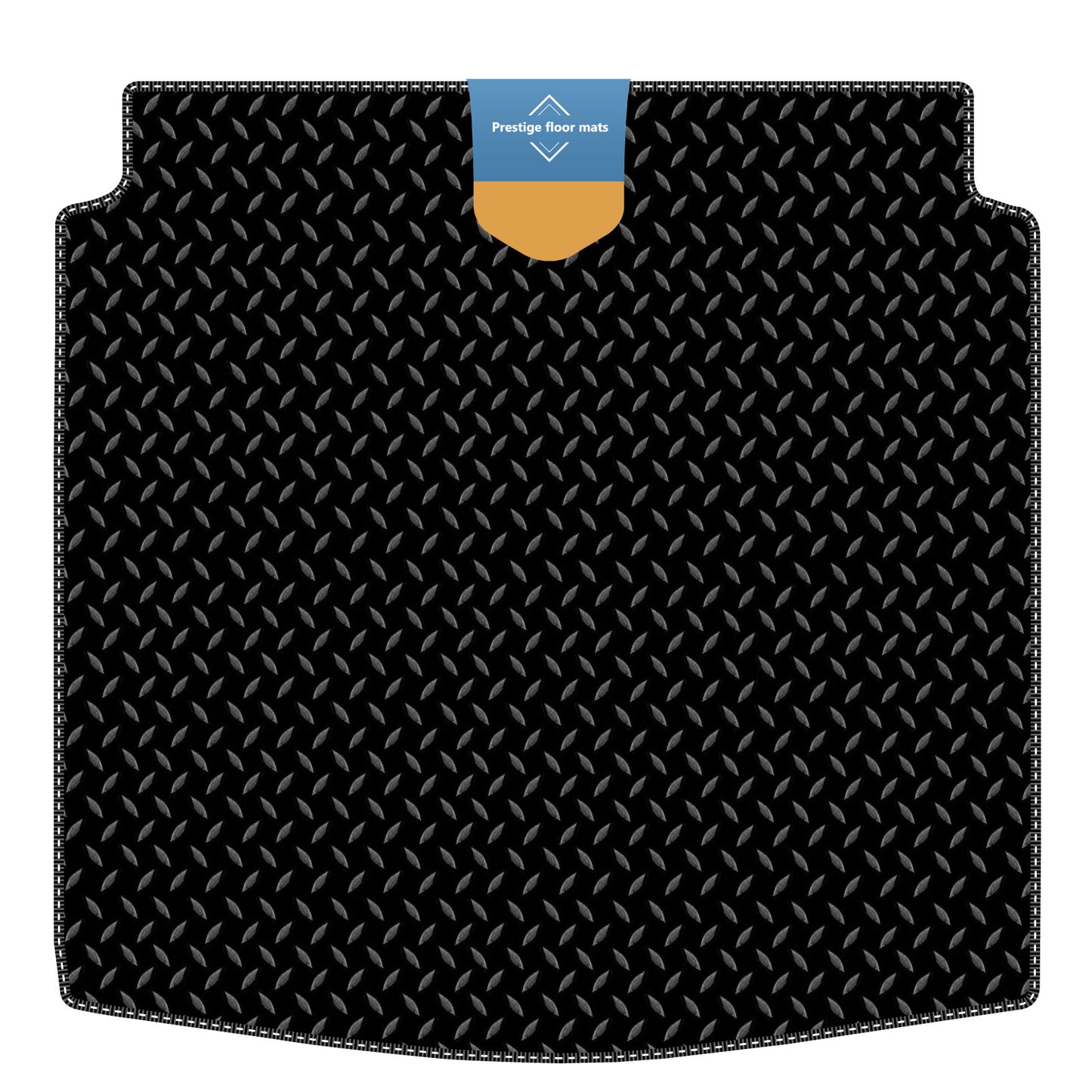 Fits Audi A4 Saloon 2008-2015 Boot Mat in 3mm Rubber with Coloured Stitch Edge