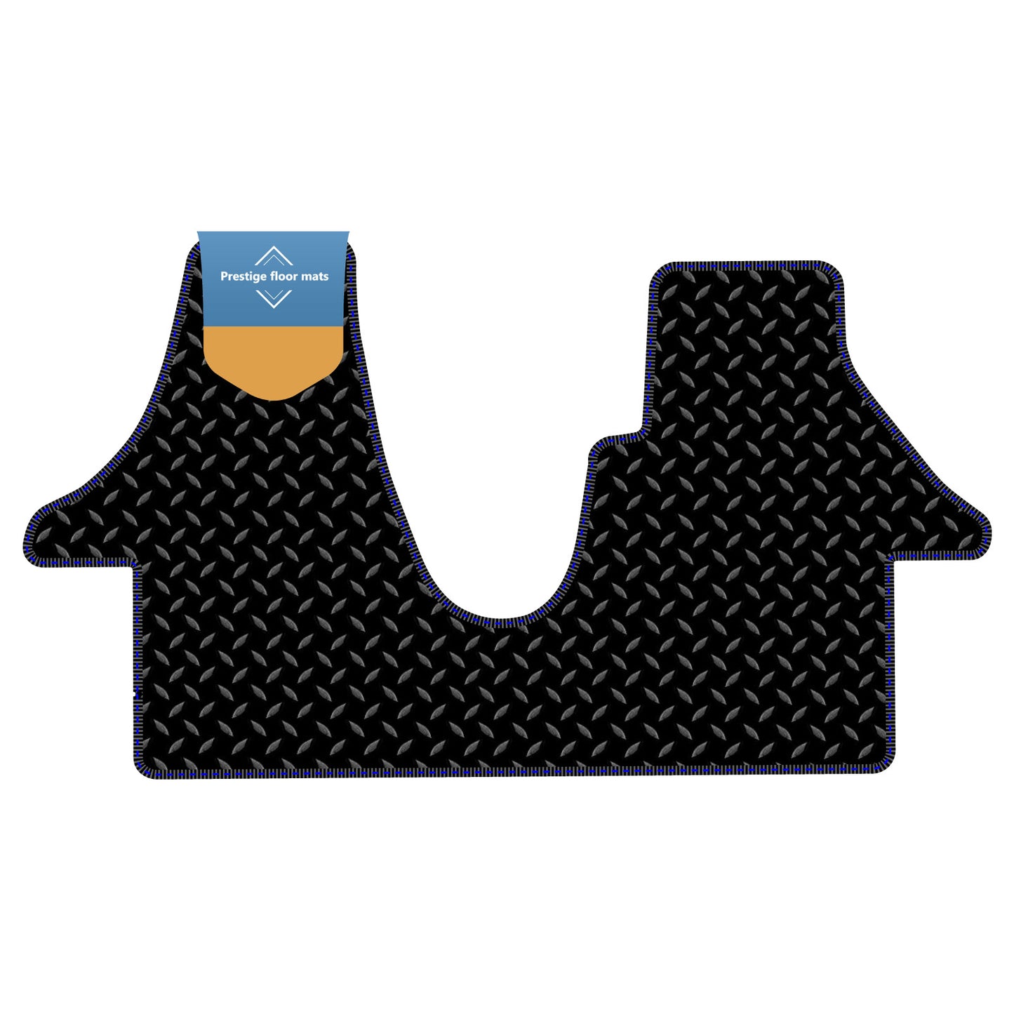 Fits Volkswagen T5 2003-2015 Black 3mm Rubber with Coloured Stitch Edge