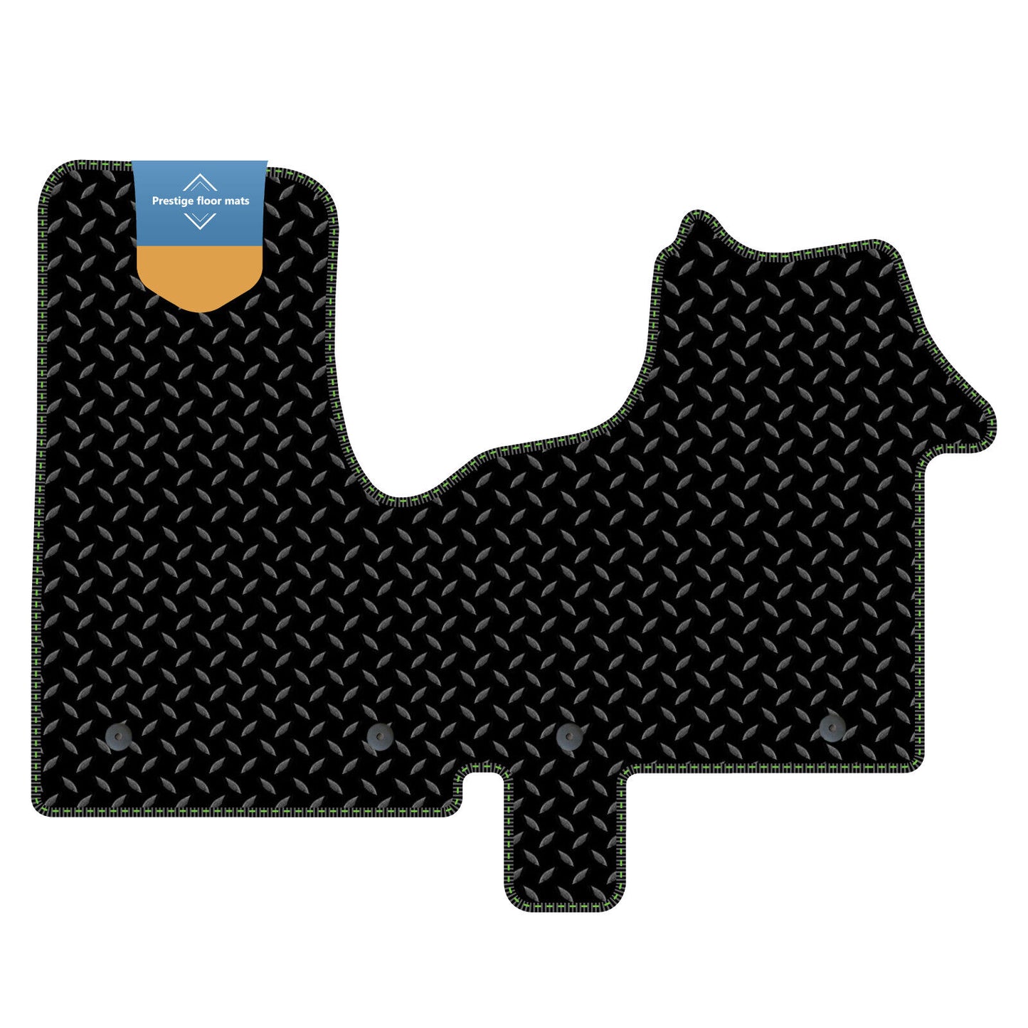 Fits Renault Traffic 2014 On Black 3mm Rubber with Coloured Stitch Edge