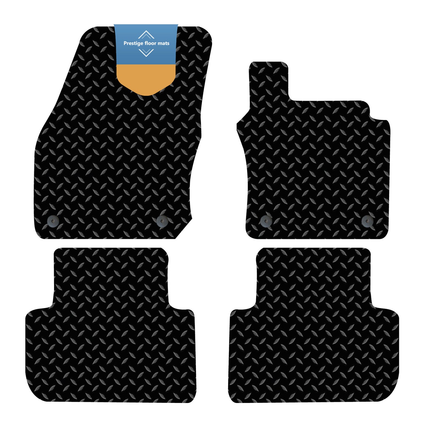 Fits Volkswagen Tiguan 2024 on Fully Tailored Floor Mat Set