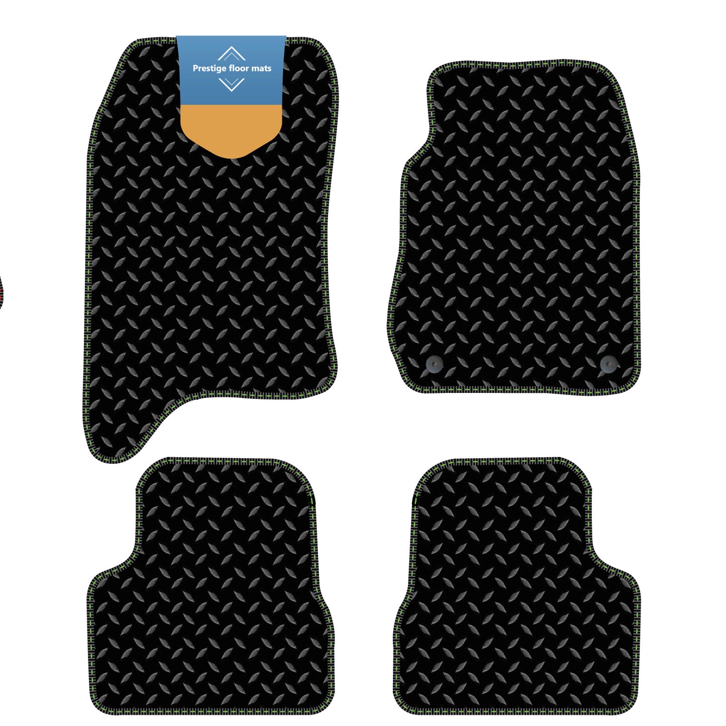 Fits Peugeot 208 Hybrid 2024 on Fully Tailored Floor Mat Set