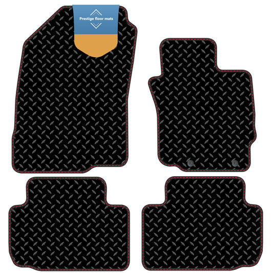 Fits Mitsubishi Eclipse Cross 2018 on Black 3mm Rubber with Coloured Stitch Ed