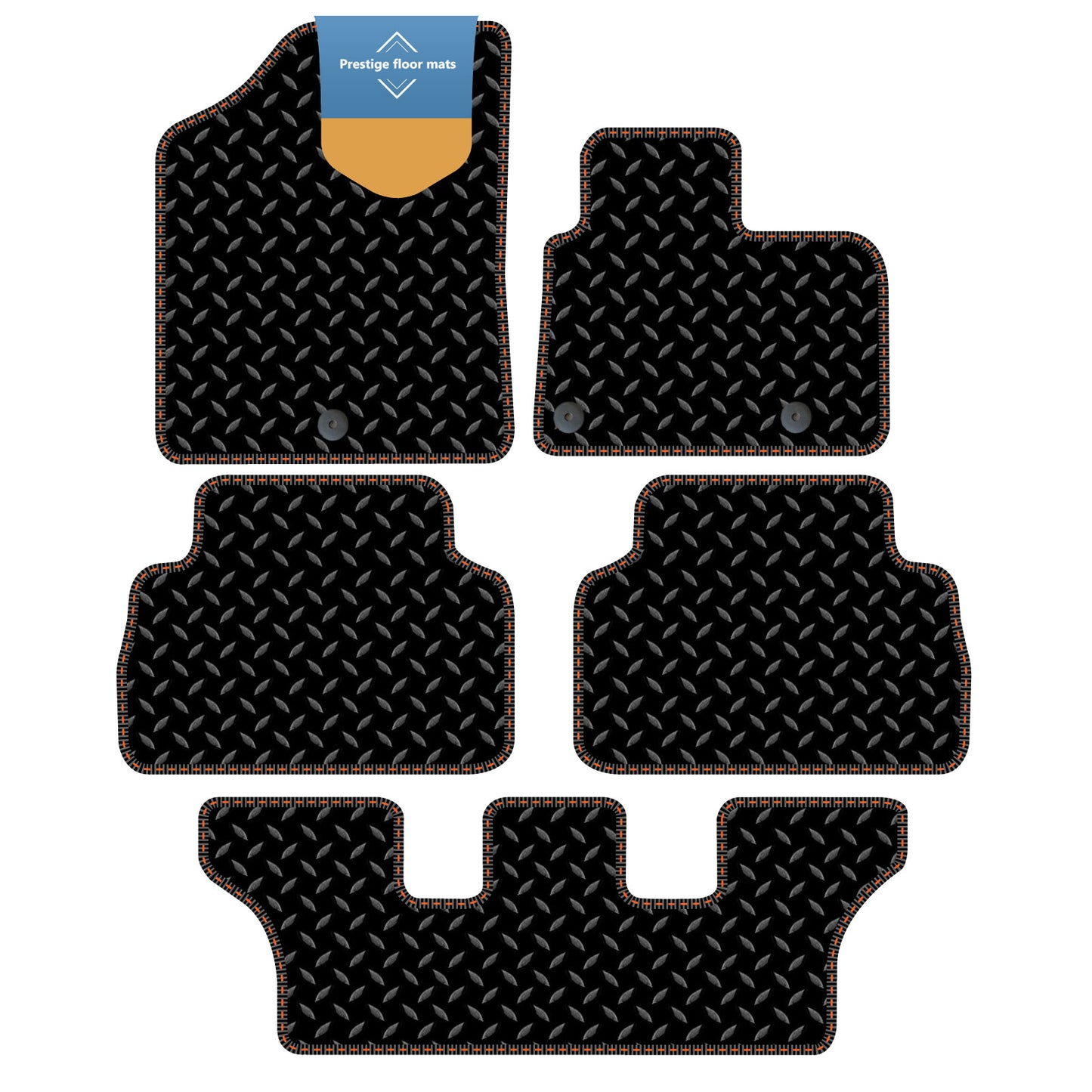 Fits Hyundai Santa Fe Hybrid 2021 - Fully Tailored Floor Mat in Carpet or Rubber