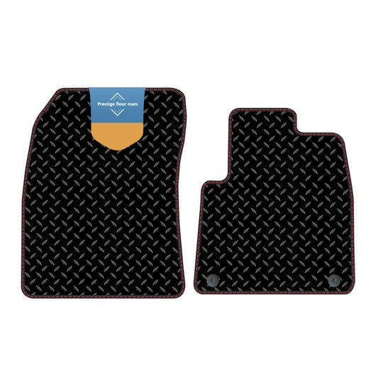 Fits Vauxhall Combo 2019 on Black 3mm Rubber with Coloured Stitch Edge