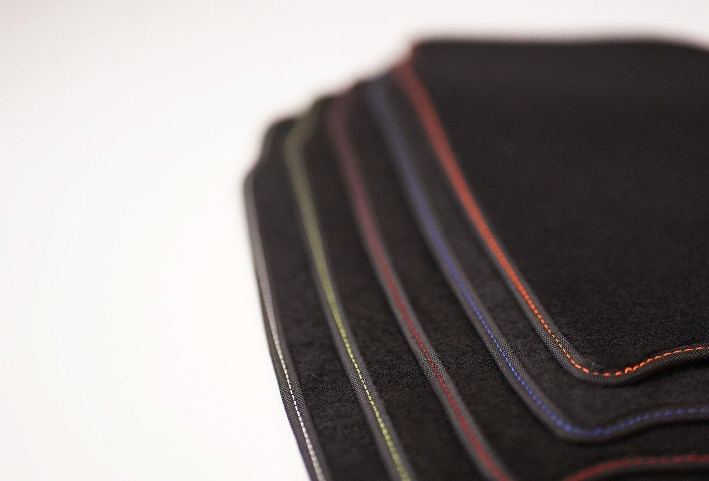 Fits Maxus Deliver 9 & E-Deliver 9 2021on Black Carpet with Coloured Stitch Edge