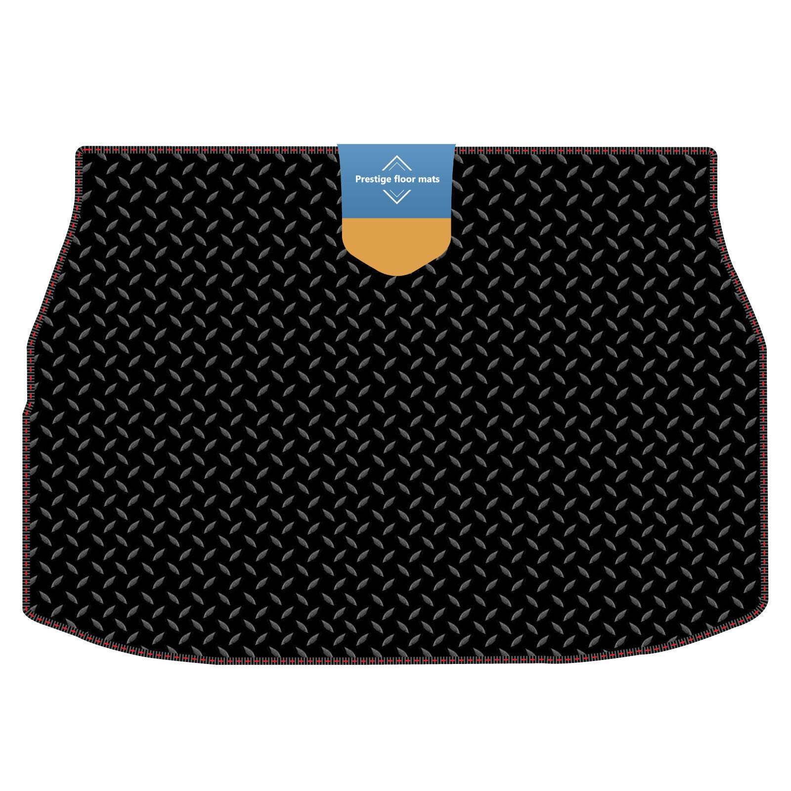 Fits Toyota CH-R CHR 2017 On Boot Mat in 3mm Rubber Coloured Stitch Edge