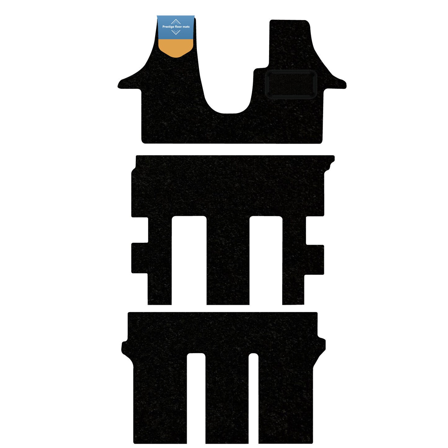 Fits VW Transporter Minibus 2015-2019 Tailored Floor Mat in Carpet or Rubber