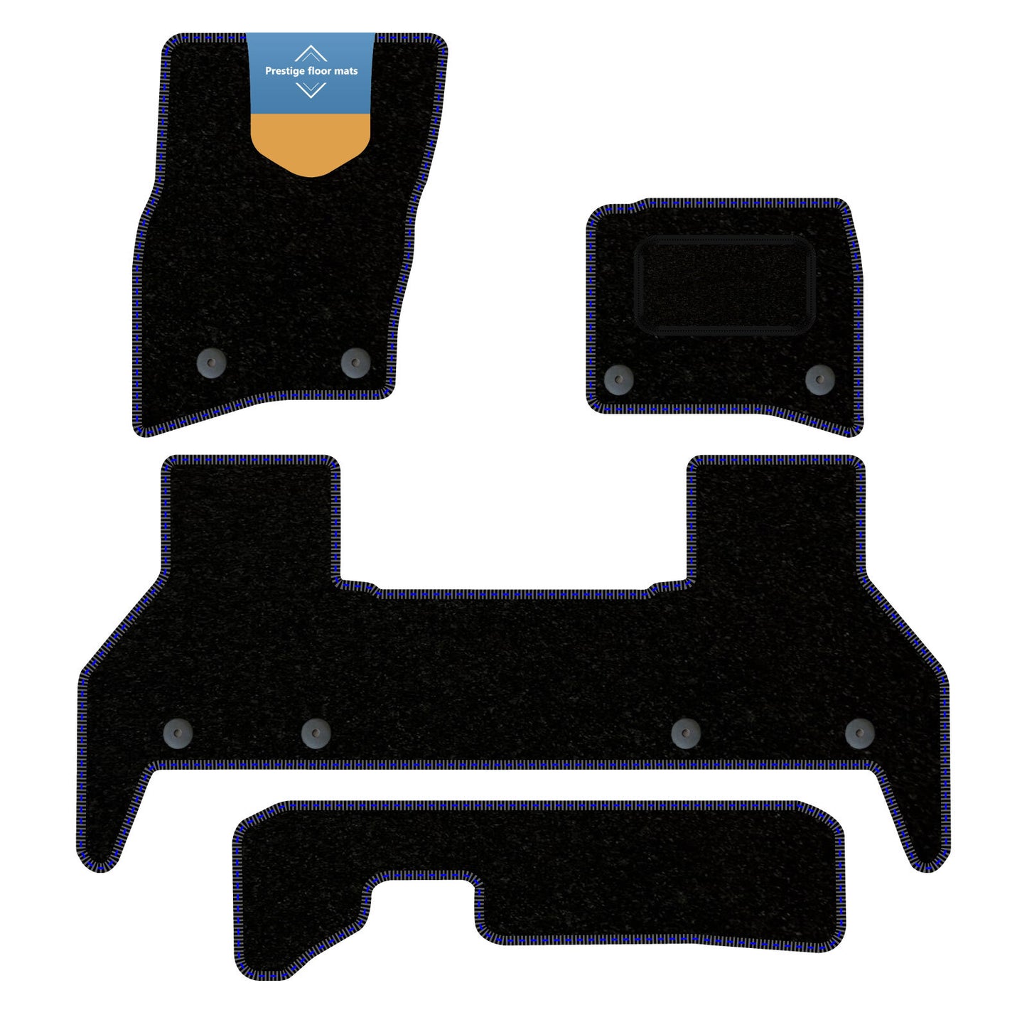 Fits Land Rover Defender 110 7 Seater 2020 on Fully Tailored Car Floor Mat