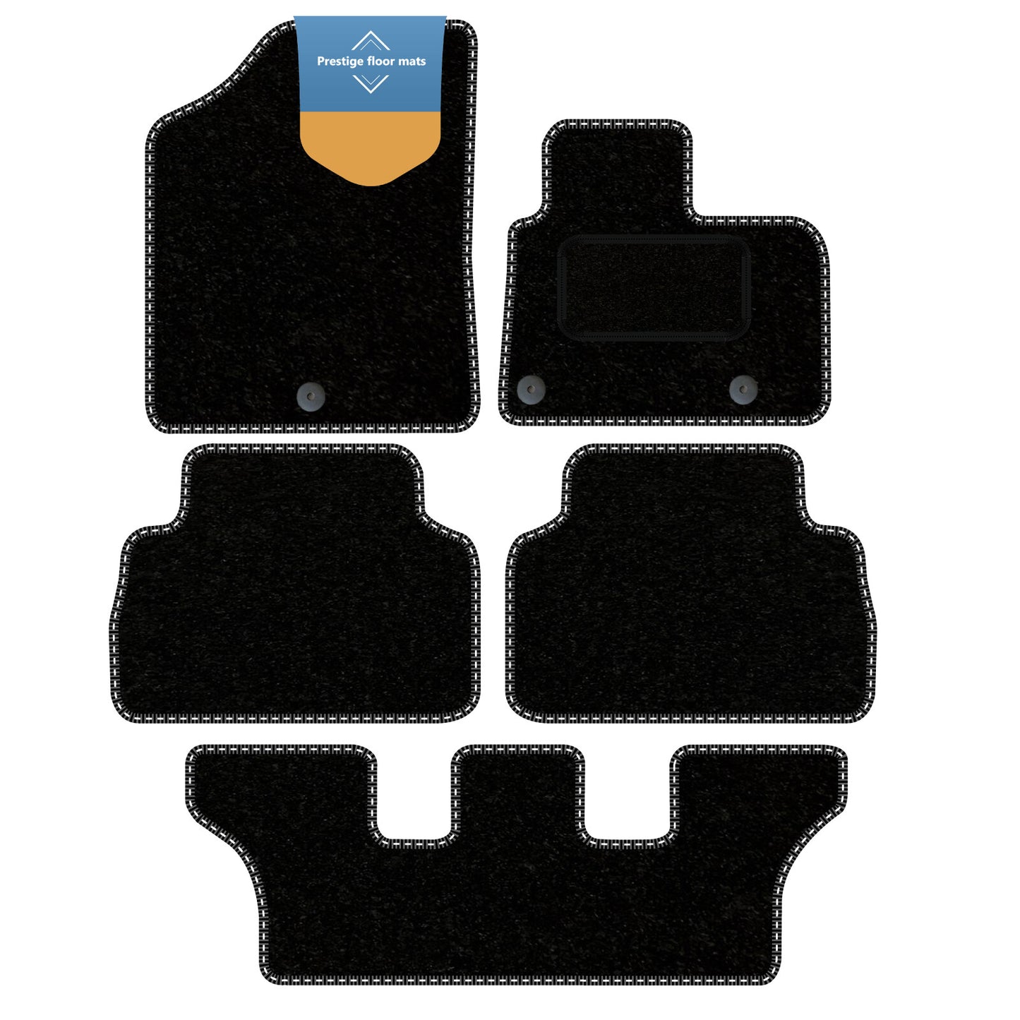 Fits Hyundai Santa Fe Hybrid 2021 - Fully Tailored Floor Mat in Carpet or Rubber