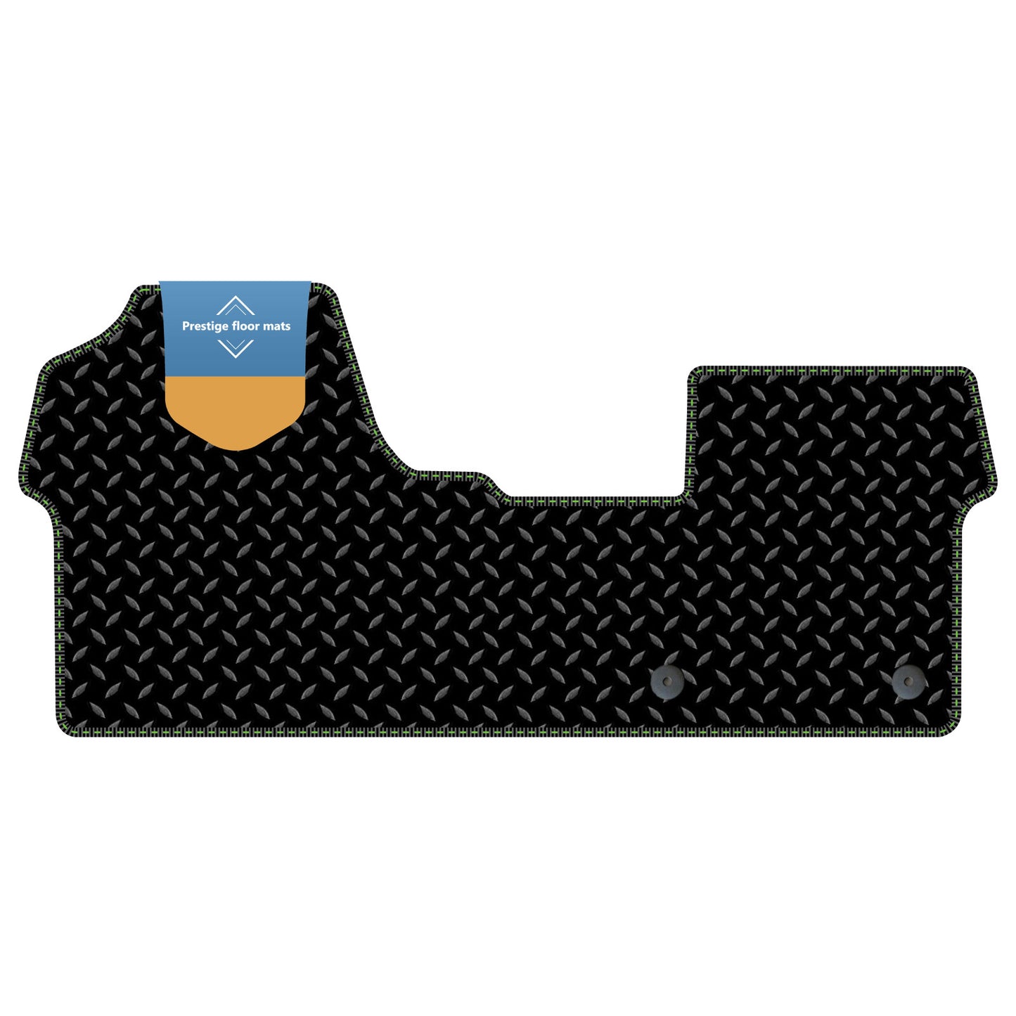 Fits Peugeot Expert Van 2016 On Black 3mm Rubber with Coloured Stitch Edge