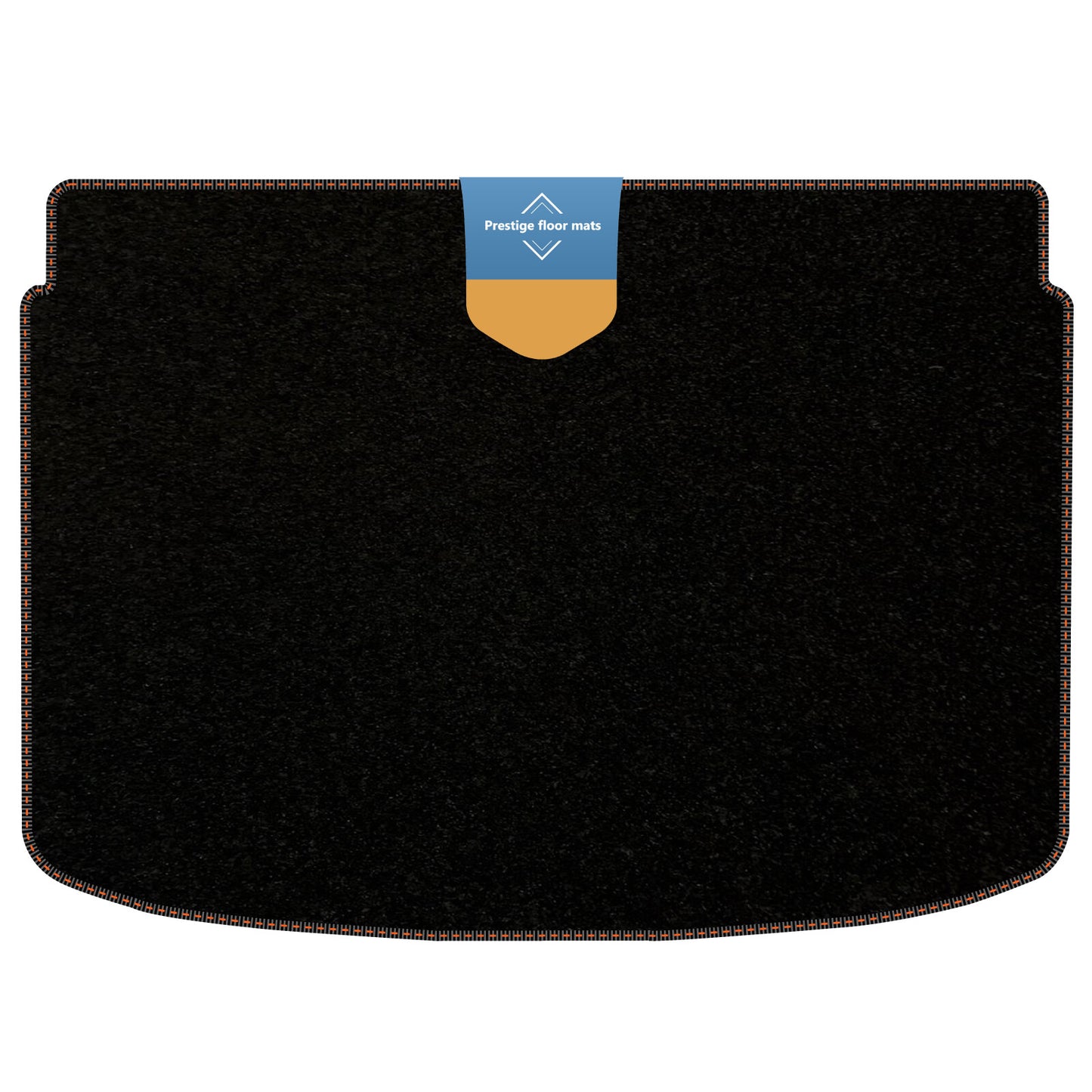 Fits Audi A1 Lower Boot Mat 2010-2018  Black Carpet with Coloured Stitch Edge