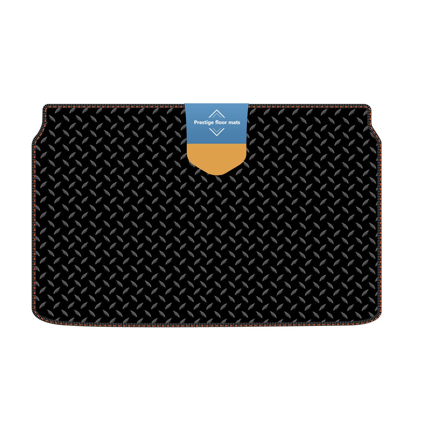 Fits Vauxhall Corsa-e 2020 on Boot Mat in 3mm Rubber with Coloured Stitch Edge