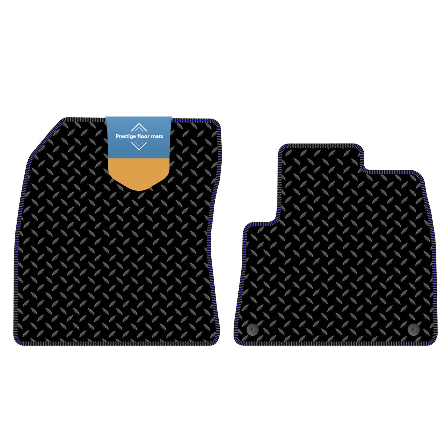 Fits Toyota Proace City 2021 On Black 3mm Rubber with Coloured Stitch Edge