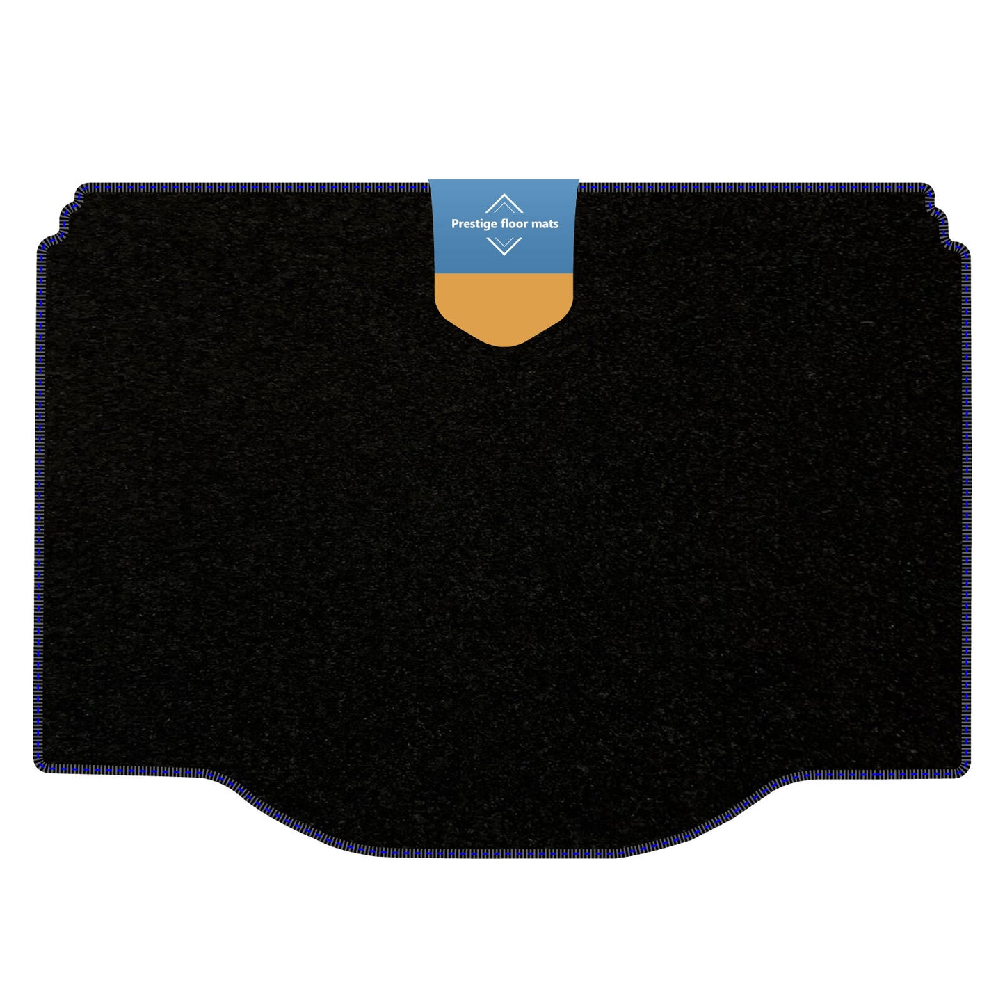 Fits Vauxhall Mokka 2012-2020 Boot Mat Black Carpet with Coloured Stitch Edge