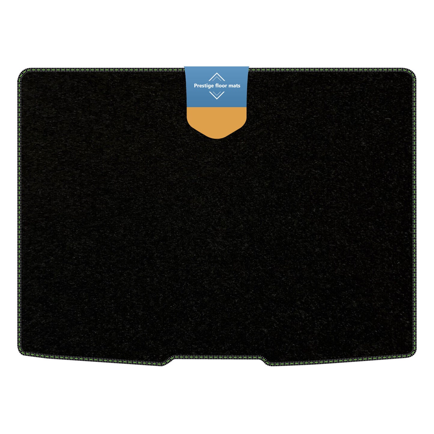 Fits Ford Focus 2018 on Hatch Upper Boot Mat in 3mm Rubber Coloured Stitch Edge