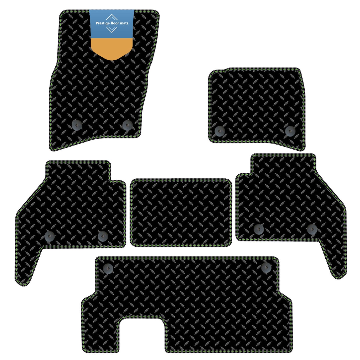 Fits LandRover Defender 130 8 Seater 2020 on Fully Tailored Car Floor Mat