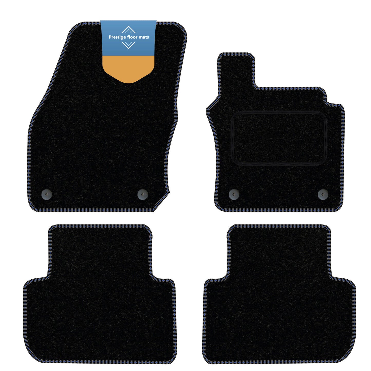 Fits Volkswagen Tiguan 2024 on Fully Tailored Floor Mat Set