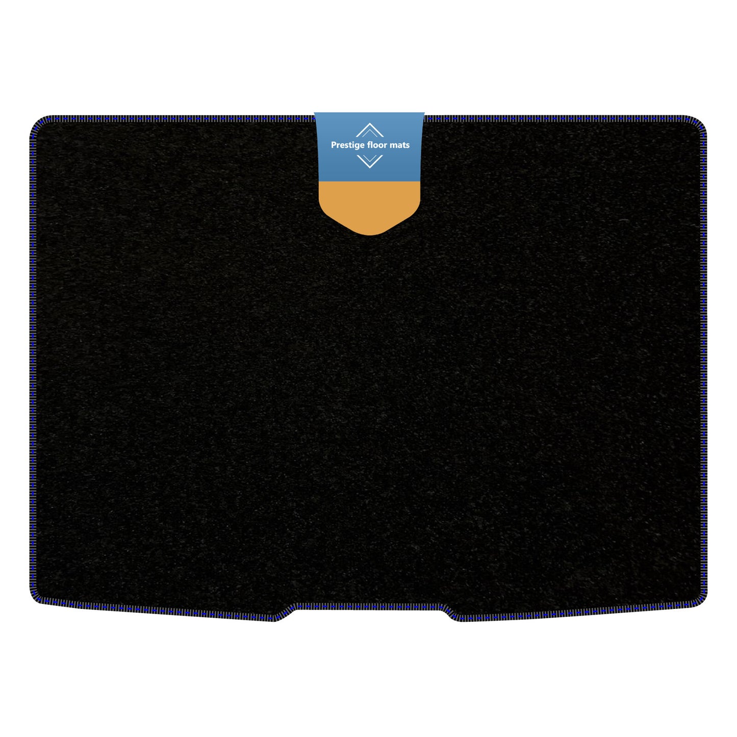 Fits Ford Focus 2018 on Hatchback Upper Boot Mat Carpet with Coloured Stitch