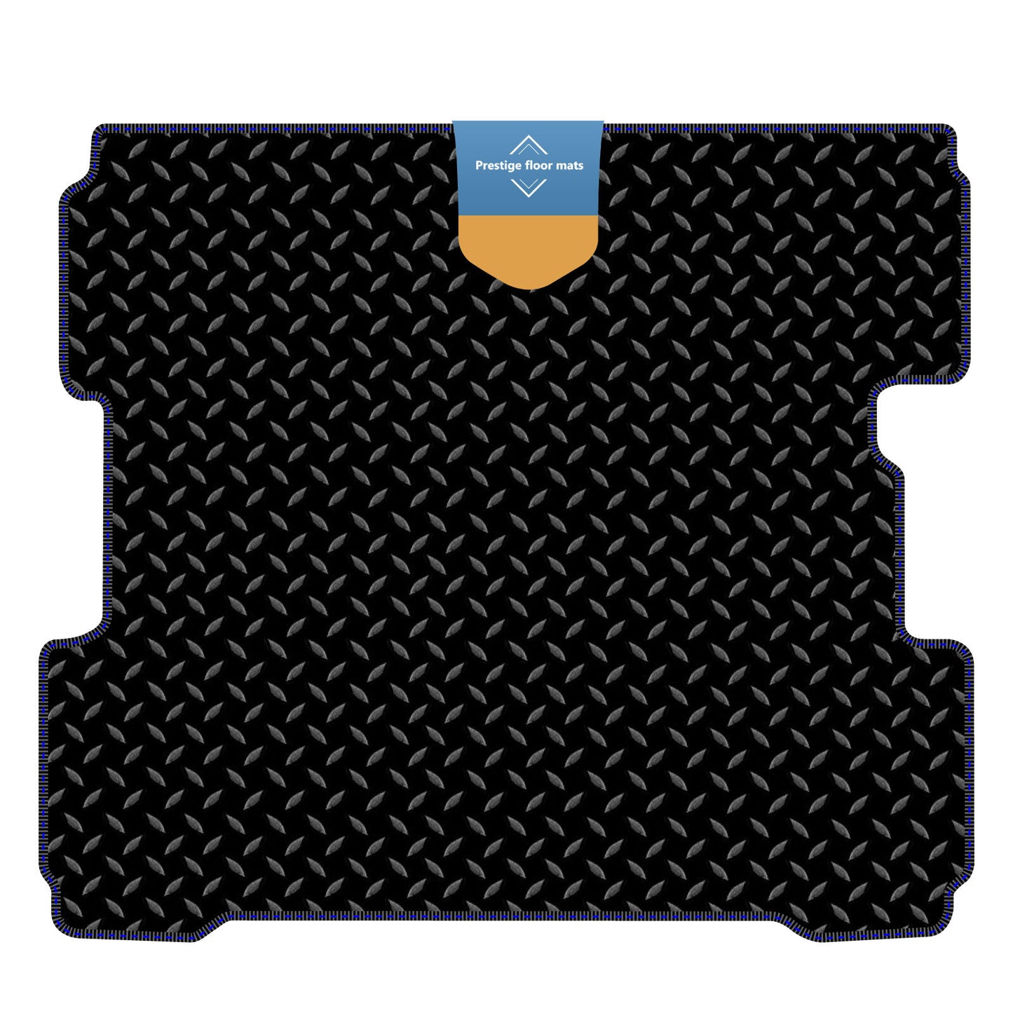 Fits Vauxhall Astra K Lower Boot 2015 On Black 3mm Rubber Coloured Stitch Edge