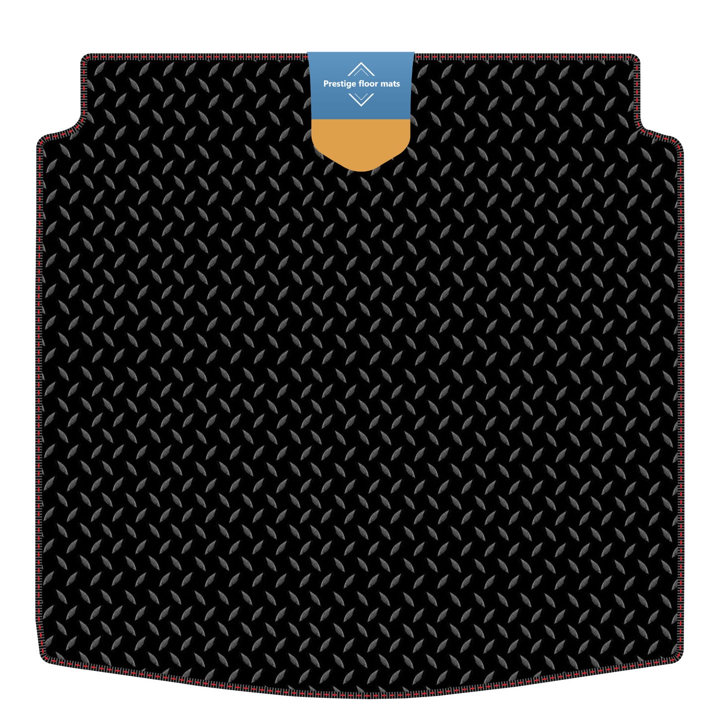 Fits Audi A4 Saloon 2008-2015 Boot Mat in 3mm Rubber with Coloured Stitch Edge