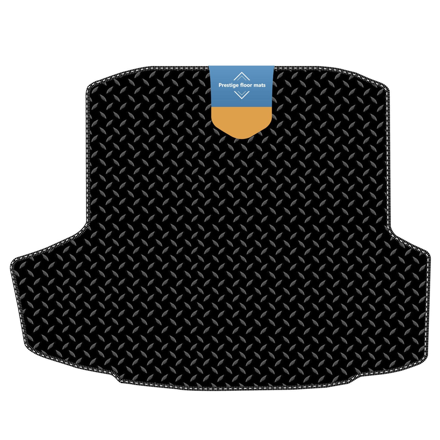 Fits Skoda Octavia 2013-2020 Hatch Boot Mat in 3mm Rubber with Coloured Stitch