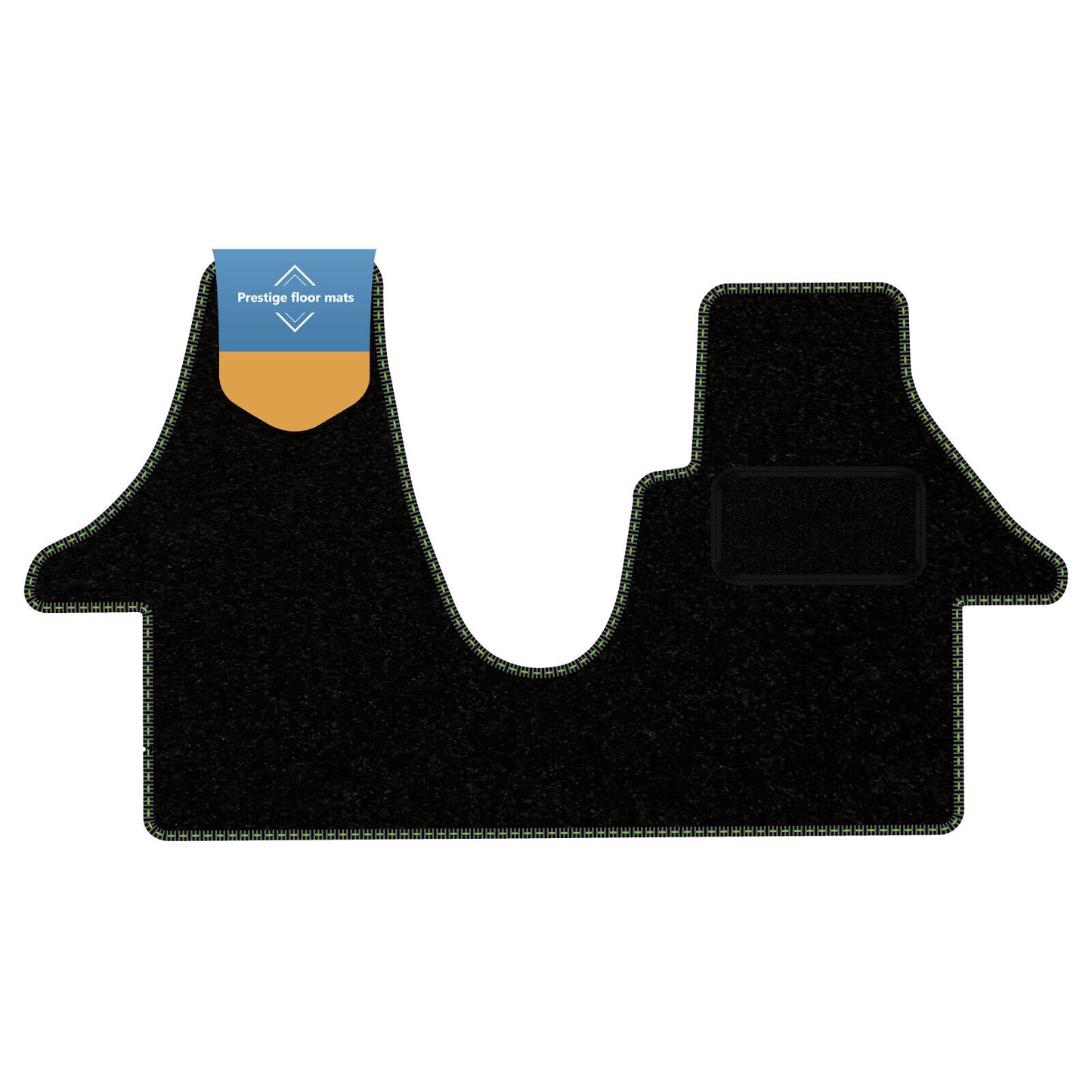 Fits Volkswagen Transporter T5 2003-2015 Black Carpet with Coloured Stitch Edge