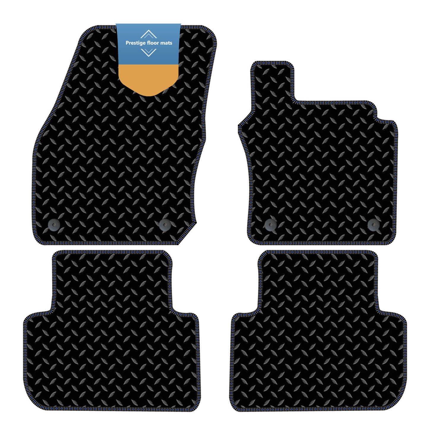 Fits Volkswagen Tiguan 2024 on Fully Tailored Floor Mat Set