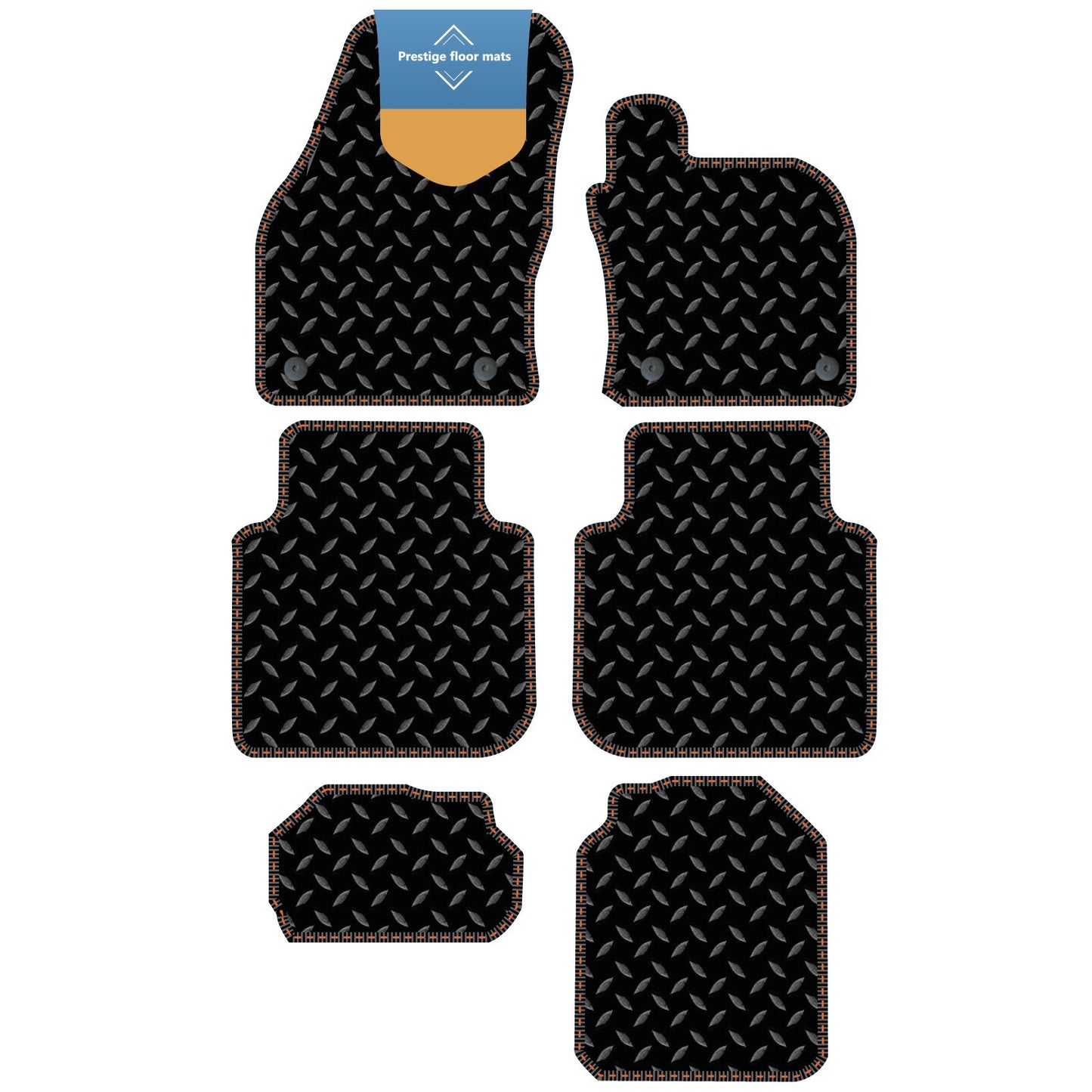 Fits Skoda Kodiaq 7 Seater 2017-2023 Fully Tailored Floor Mat Set