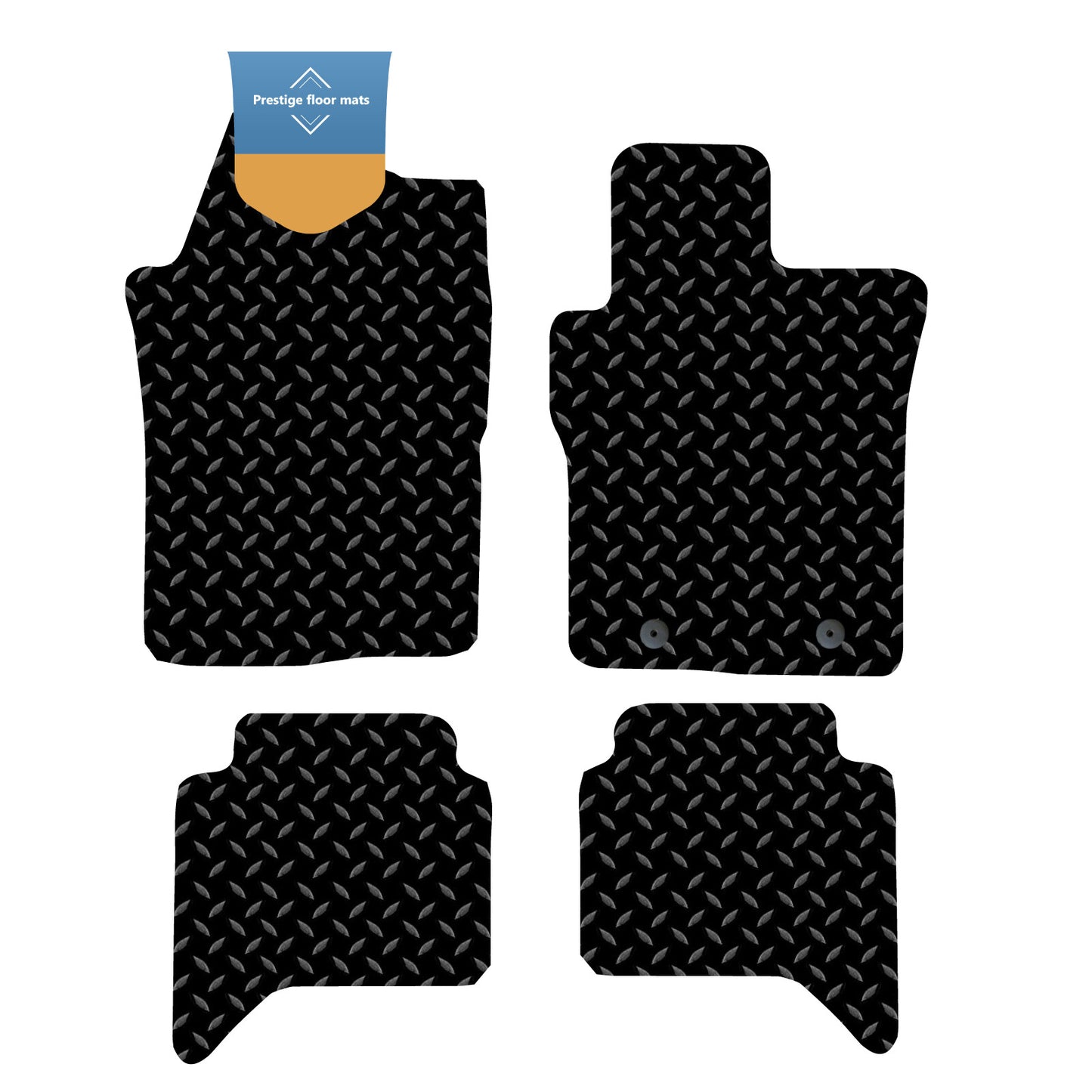 Fits Ford Ranger Double Cab 2023 on Fully Tailored Pick Up Floor Mat