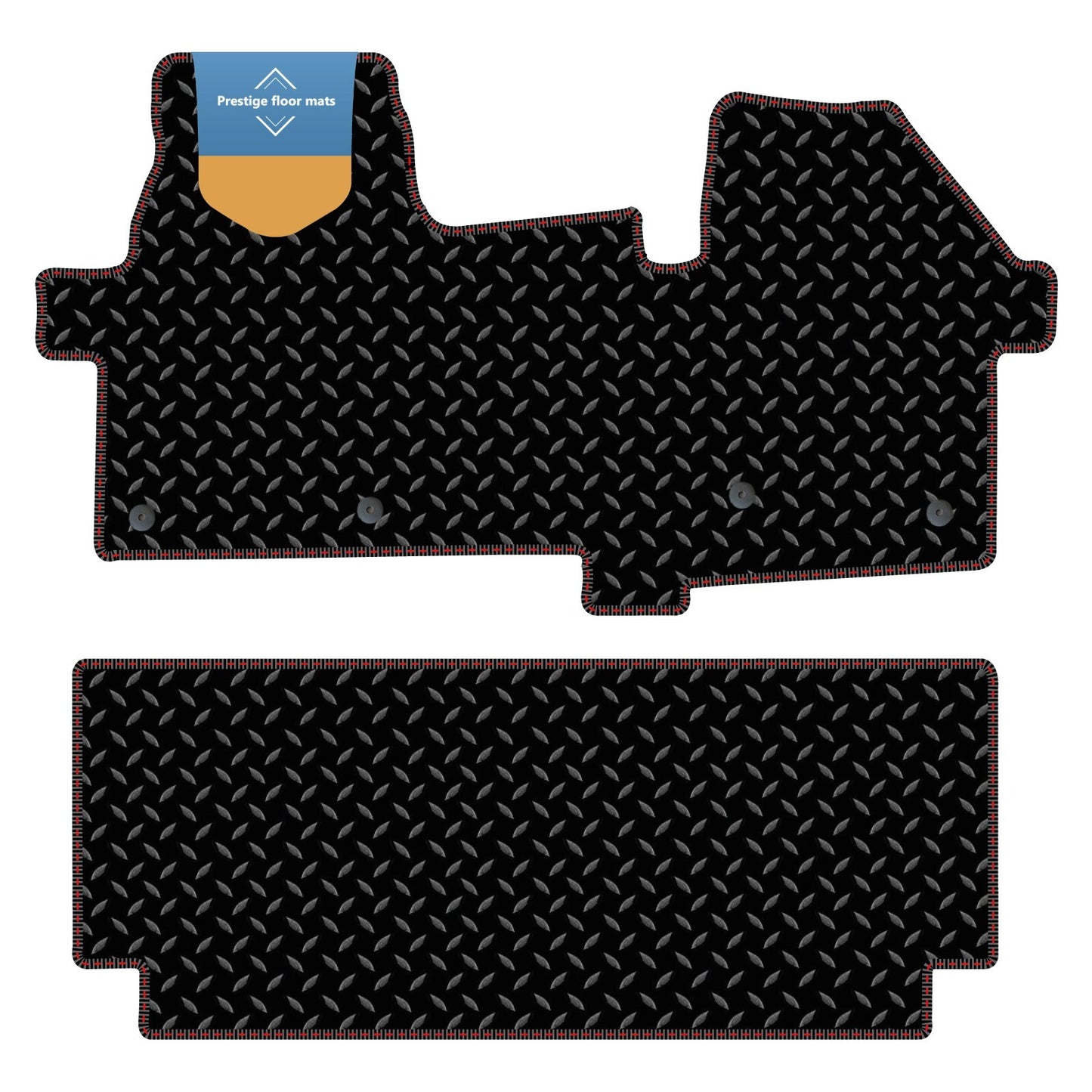 Fits Ford Transit Custom Manual Crew Cab 2024 onwards Fully Tailored Van Mat Set