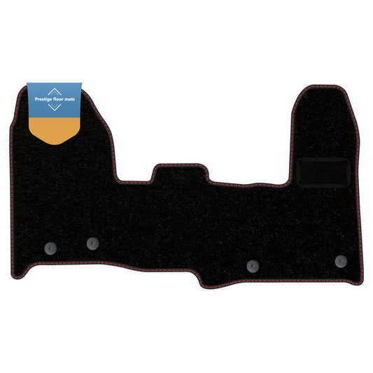 Fits Ford Transit Custom 2018 on Auto and PHEV Carpet with Coloured Stitch Edg