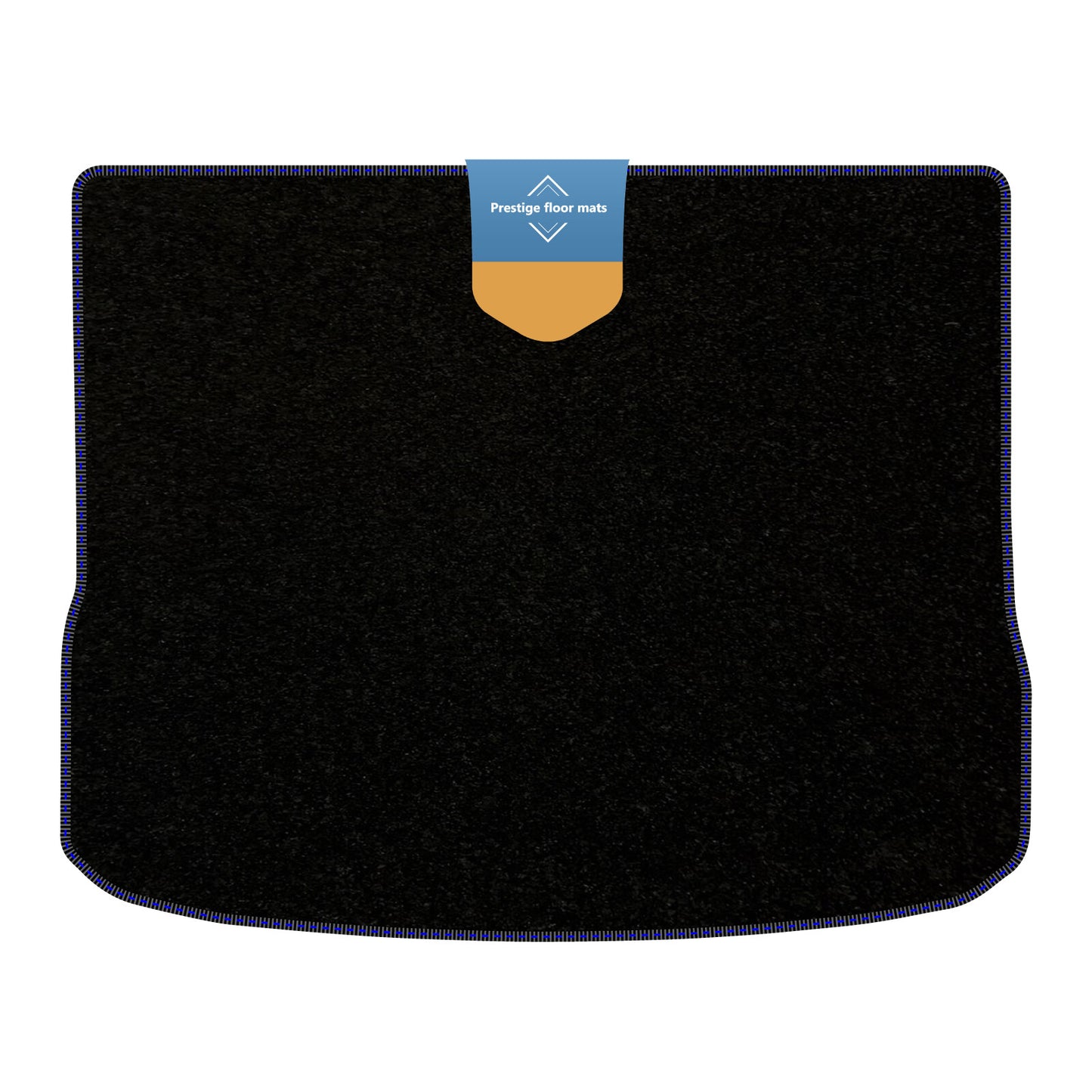 Fits Volkswagen Tiguan 2007-2016 Boot Mat Black Carpet with Coloured Stitch Edge