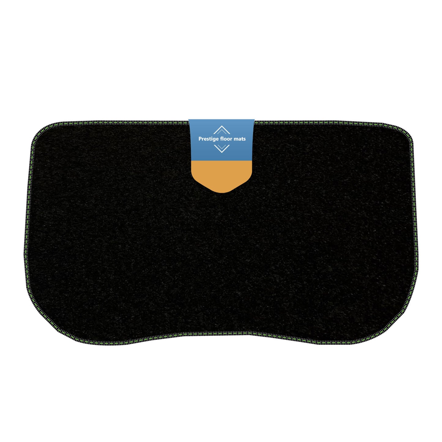 Fits Tesla 3 Trunk Mat 2017-2020 Black Carpet with Coloured Stitch Edge