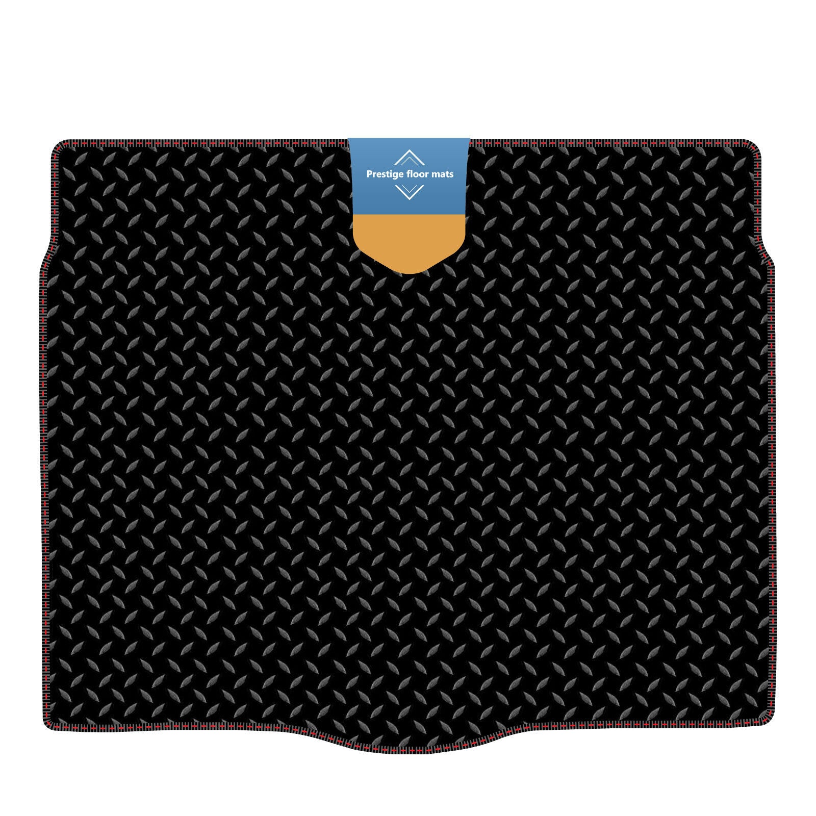 Fits Vauxhall Astra 2010-2015 Boot Mat in 3mm Rubber with Coloured Stitch Edge