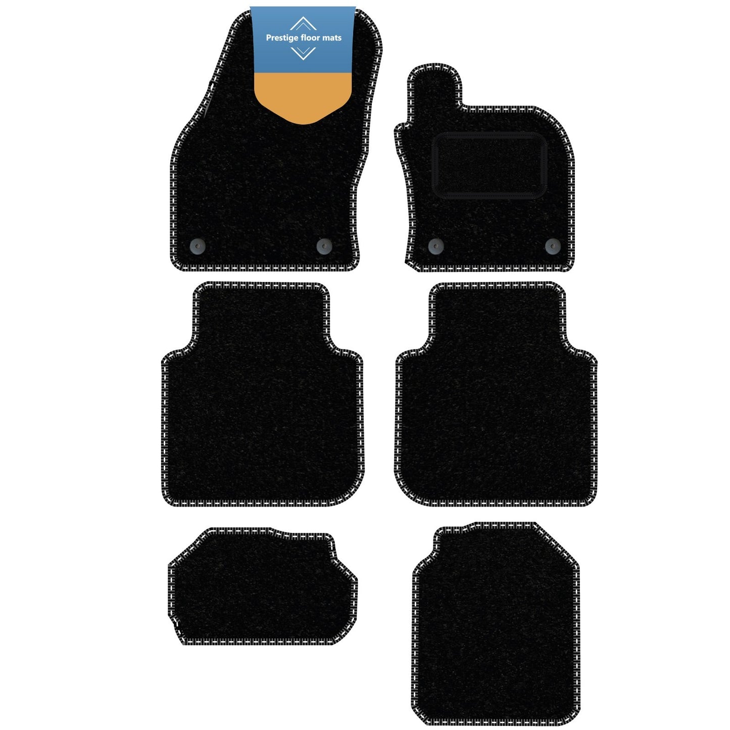 Fits Skoda Kodiaq 7 Seater 2017-2023 Fully Tailored Floor Mat Set