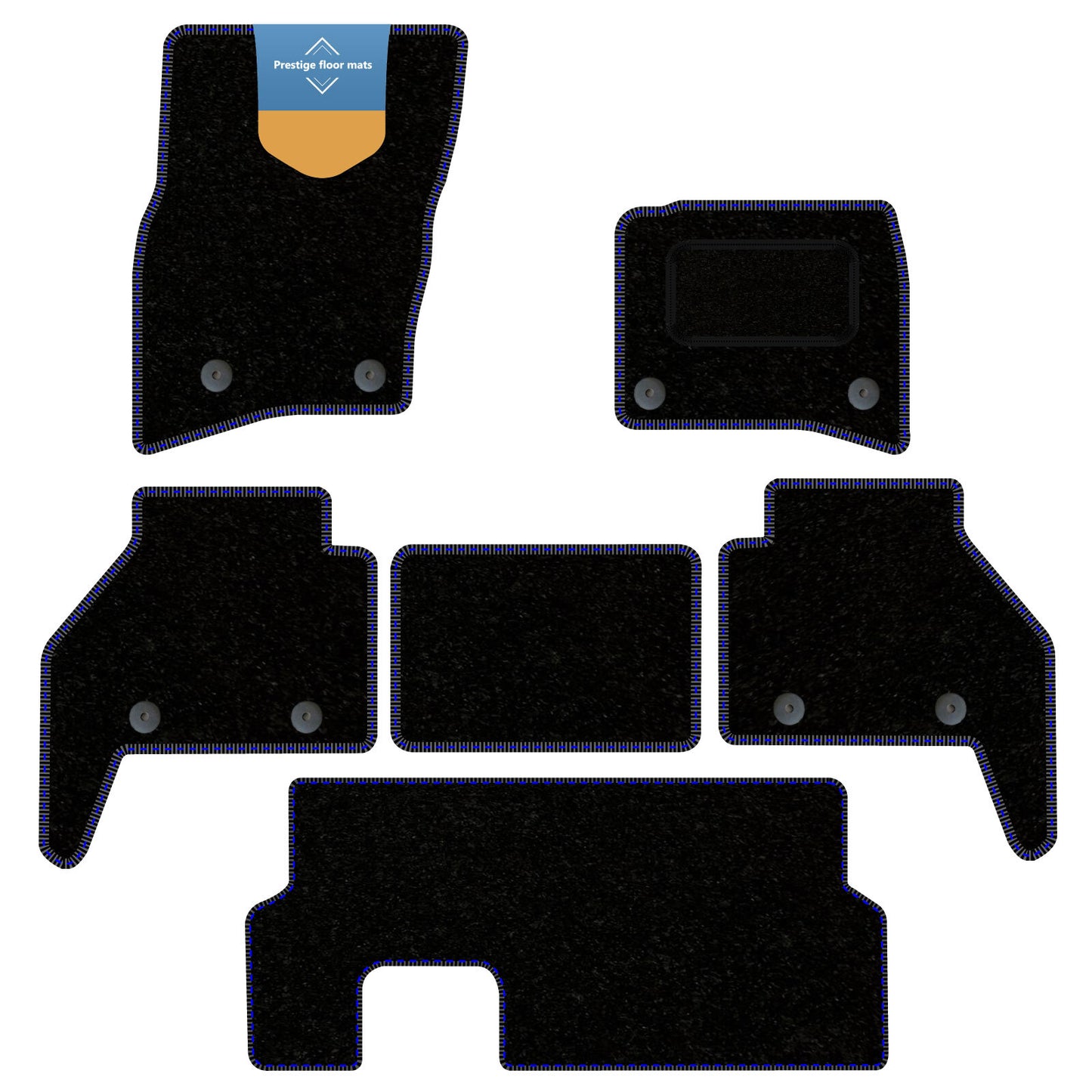 Fits LandRover Defender 130 8 Seater 2020 on Fully Tailored Car Floor Mat