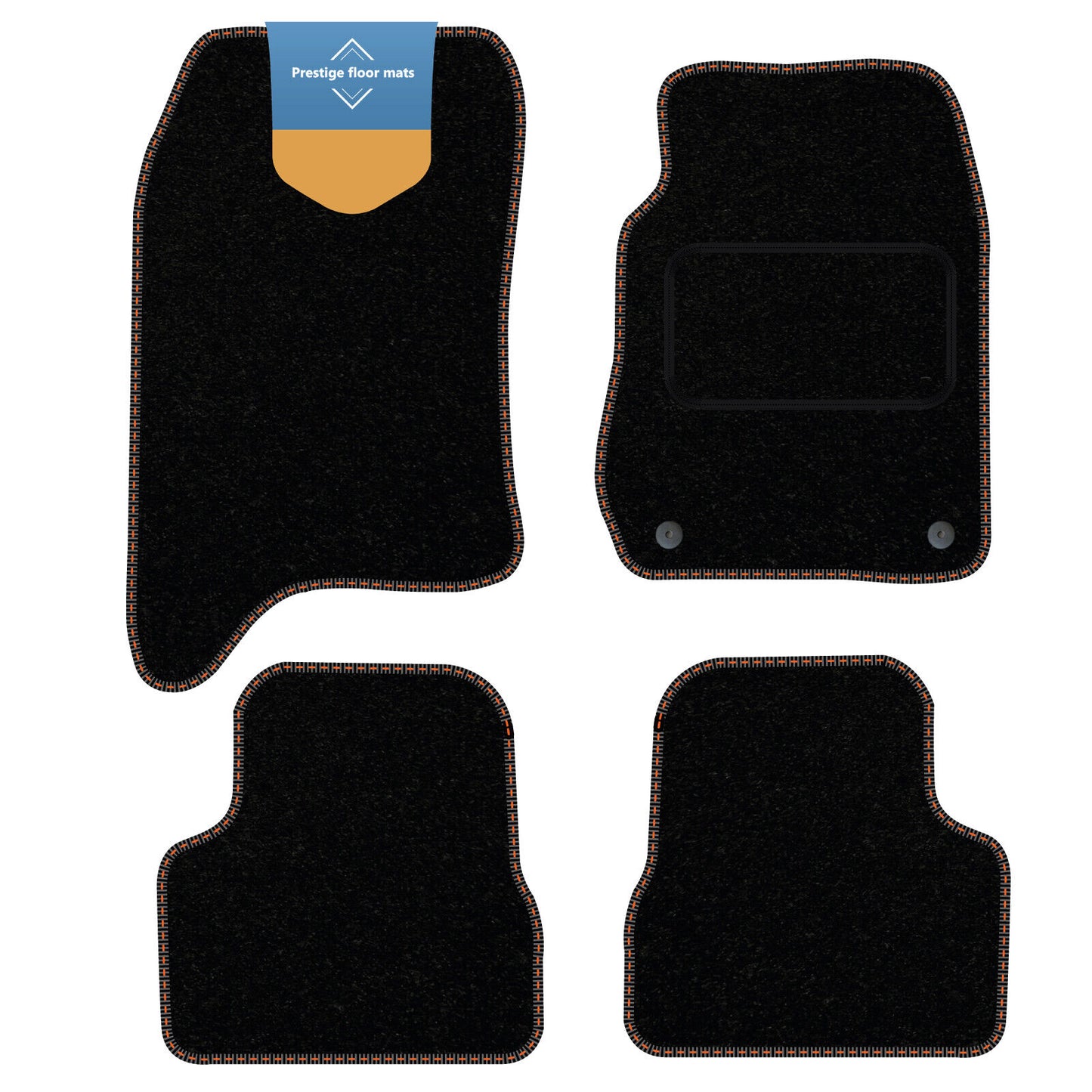 Fits Peugeot 208 Hybrid 2024 on Fully Tailored Floor Mat Set