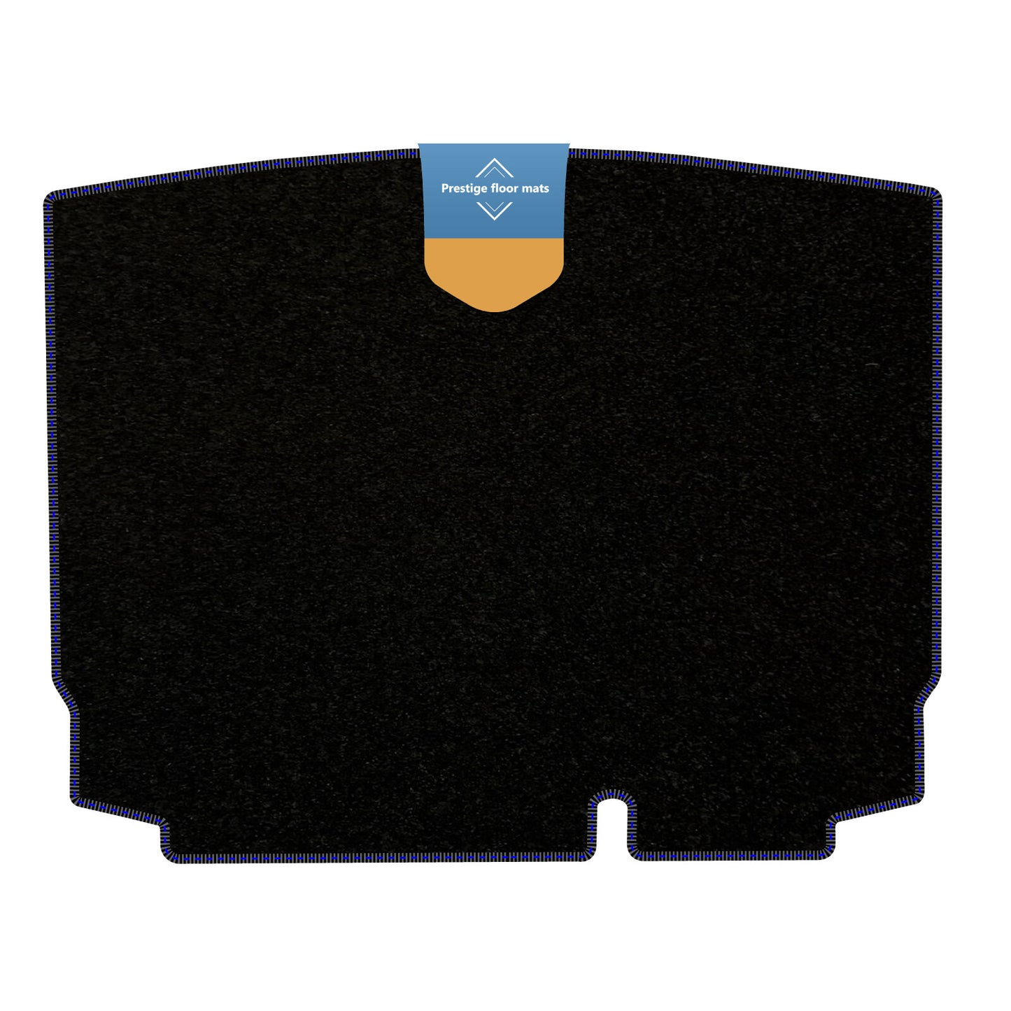 Fits Volkswagen Golf 6 2008-2013 Boot Mat Black Carpet with Coloured Stitch Edge