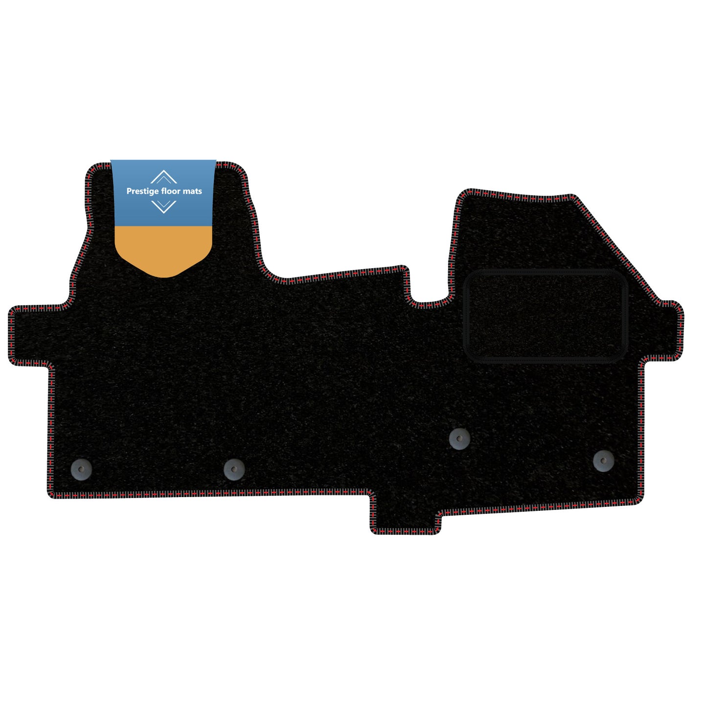 Fits Ford Transit Custom Manual 2024 on Tailored Floor Mat in Carpet or Rubber