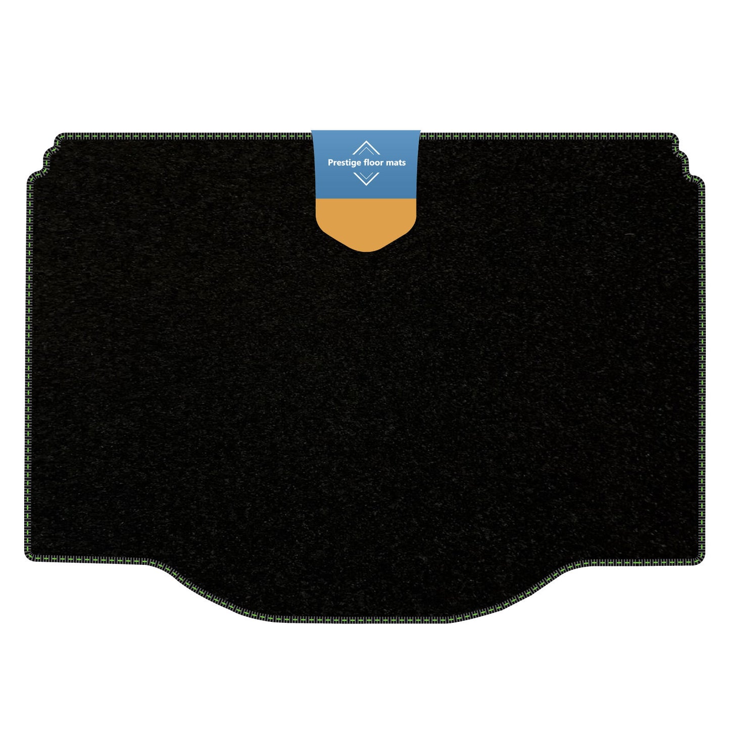 Fits Vauxhall Mokka 2012-2020 Boot Mat Black Carpet with Coloured Stitch Edge