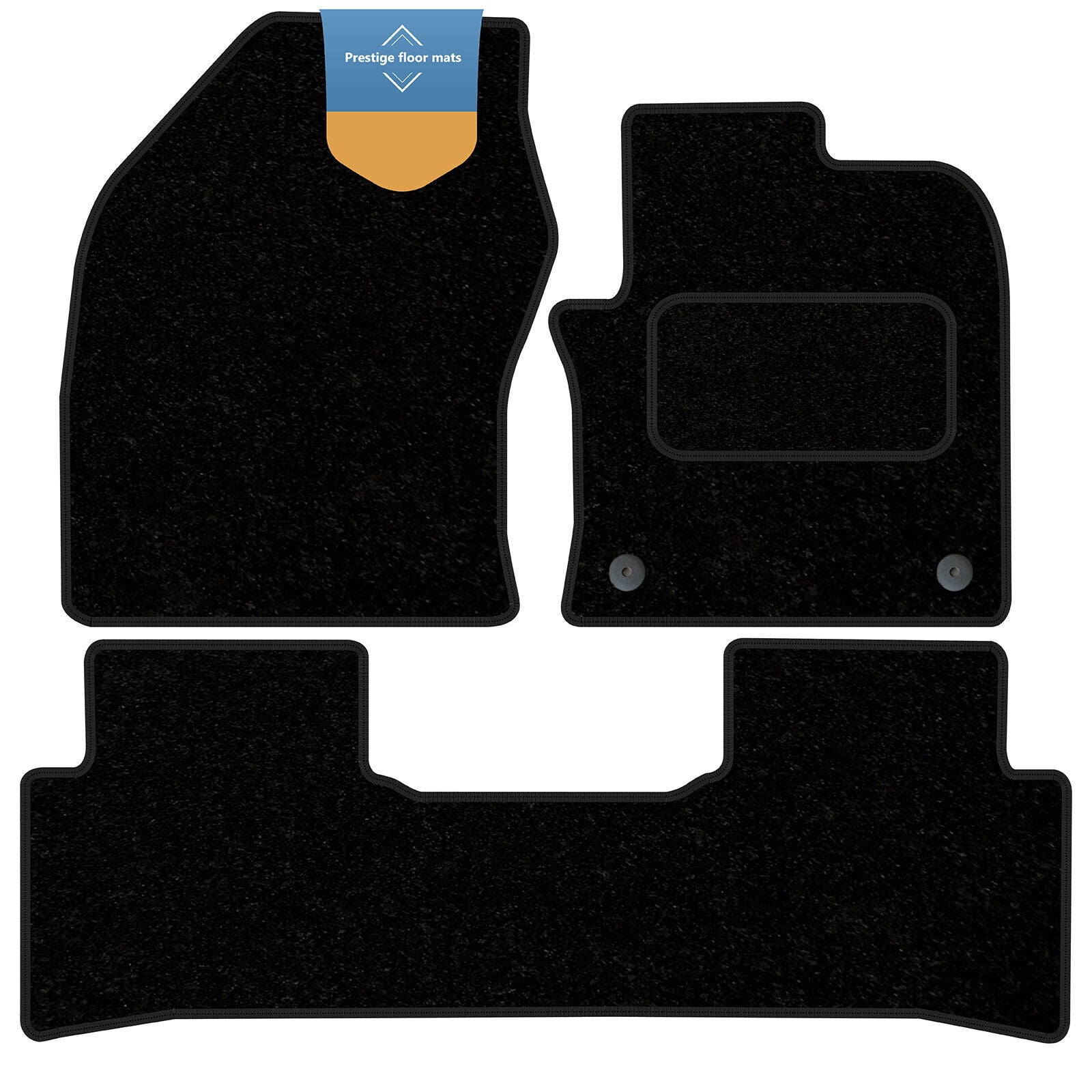 Fits Toyota Prius Hybrid 3Pce 2015 on 4rd Gen Fully Tailored Floor Mat