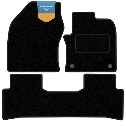 Fits Toyota Prius Hybrid 3Pce 2015 on 4rd Gen Fully Tailored Floor Mat