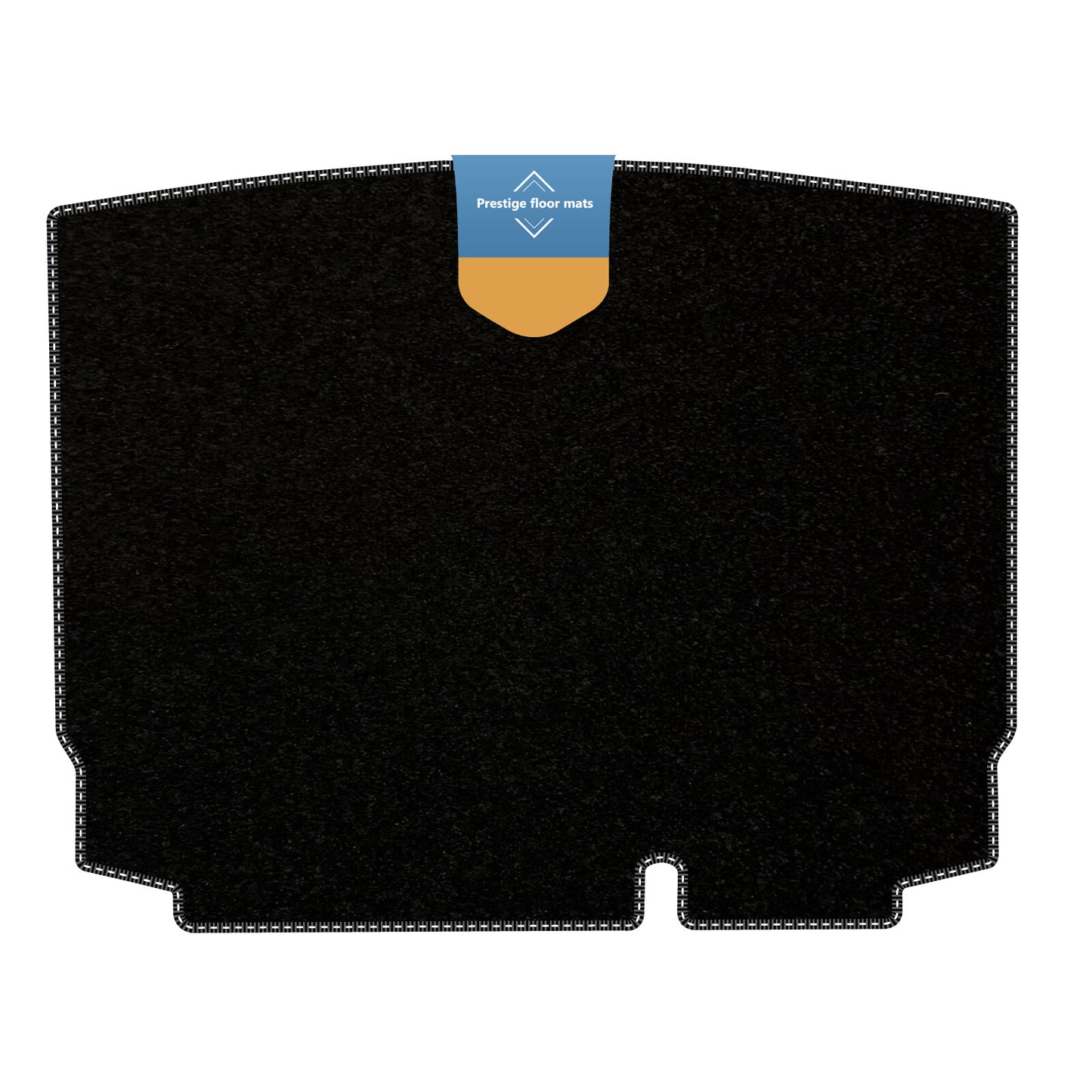 Fits Volkswagen Golf 6 2008-2013 Boot Mat Black Carpet with Coloured Stitch Edge