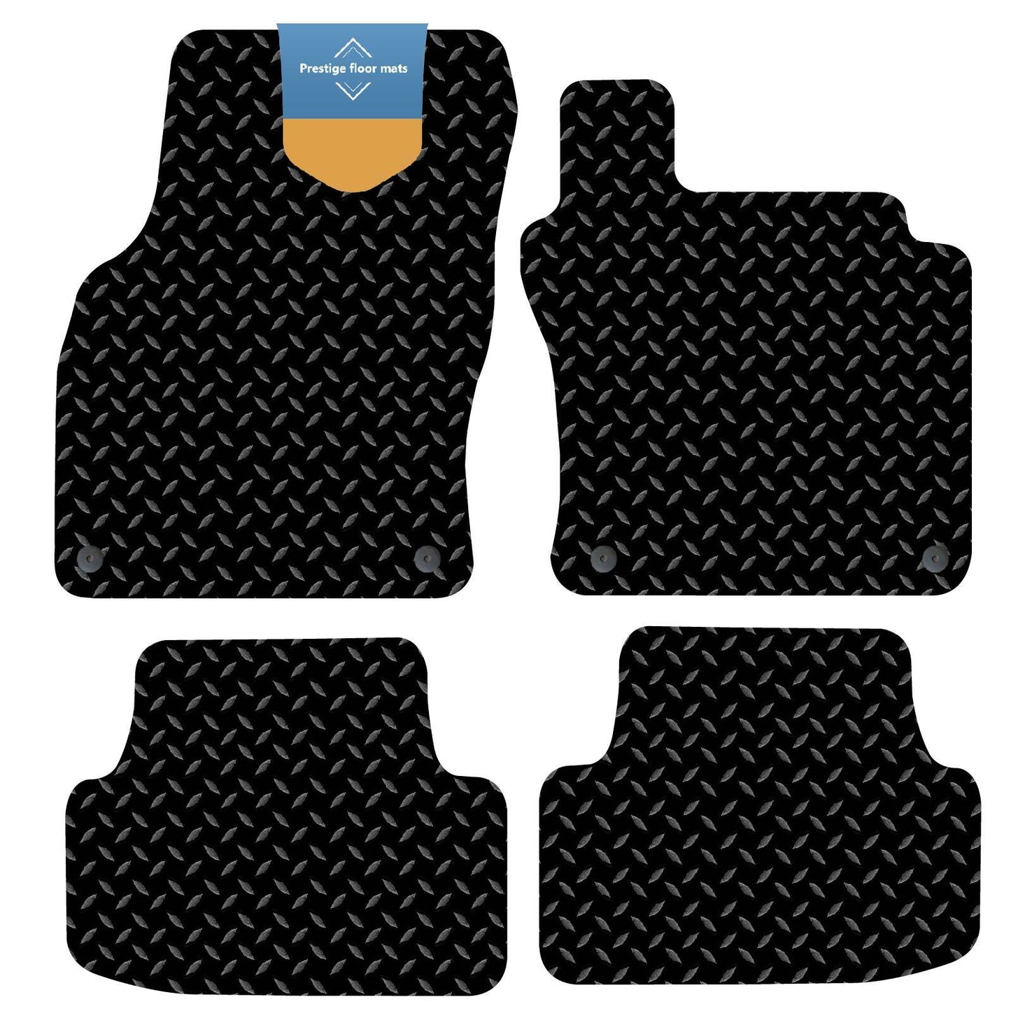 Fits VW Golf MK7 2013-2019 Tailored Carpet, 3mm Rubber or 5mm Rubber Floor Mat