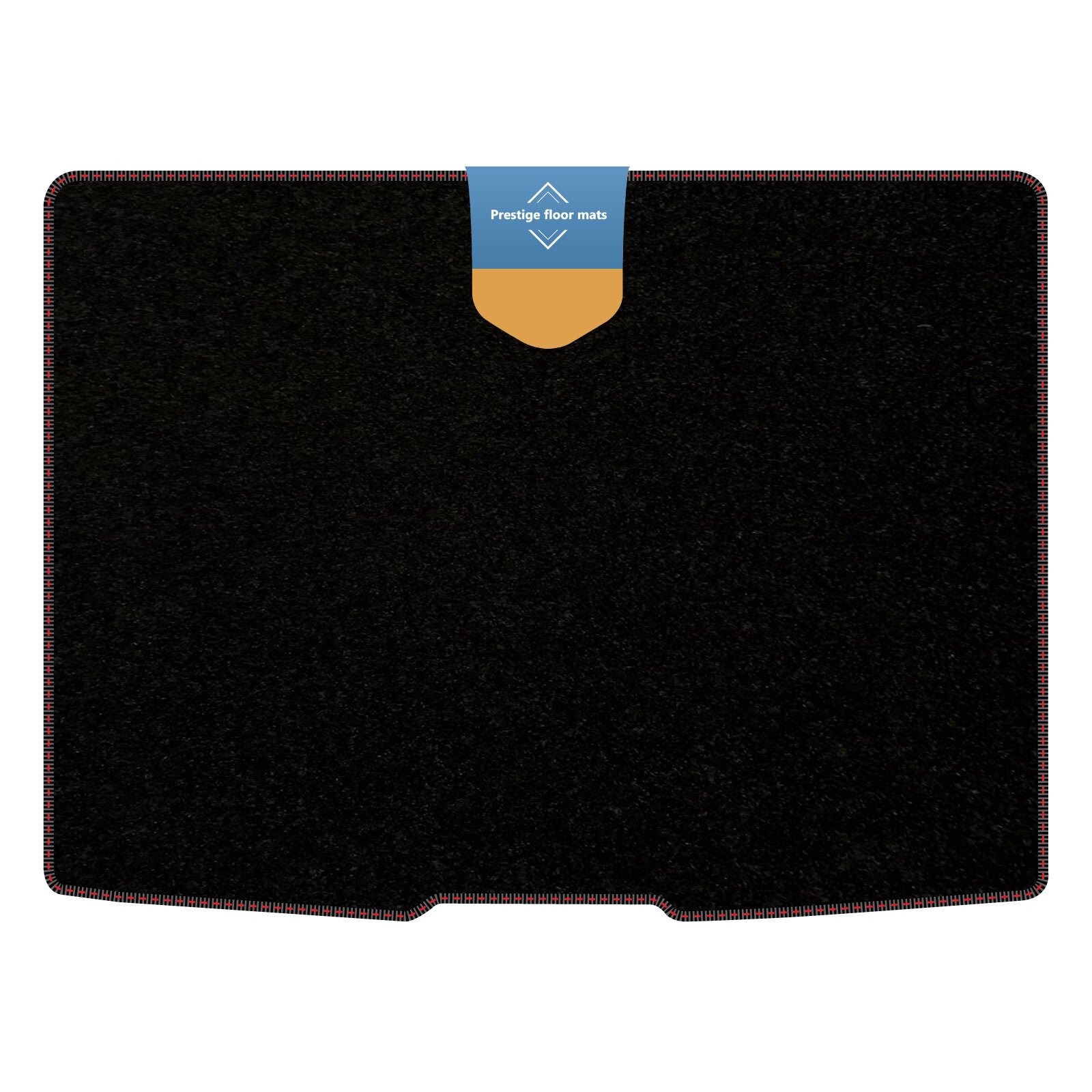 Fits Ford Focus 2018 on Hatchback Upper Boot Mat Carpet with Coloured Stitch