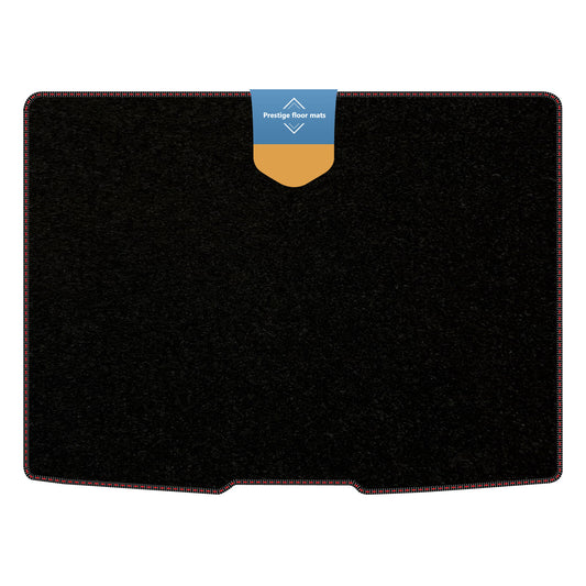 Fits Ford Focus 2018 on Hatchback Upper Boot Mat Carpet with Coloured Stitch