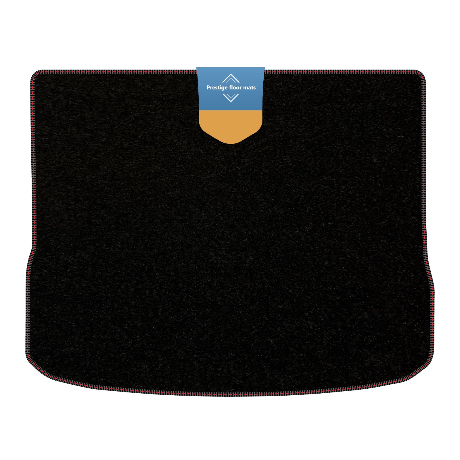 Fits Volkswagen Tiguan 2007-2016 Boot Mat Black Carpet with Coloured Stitch Ed